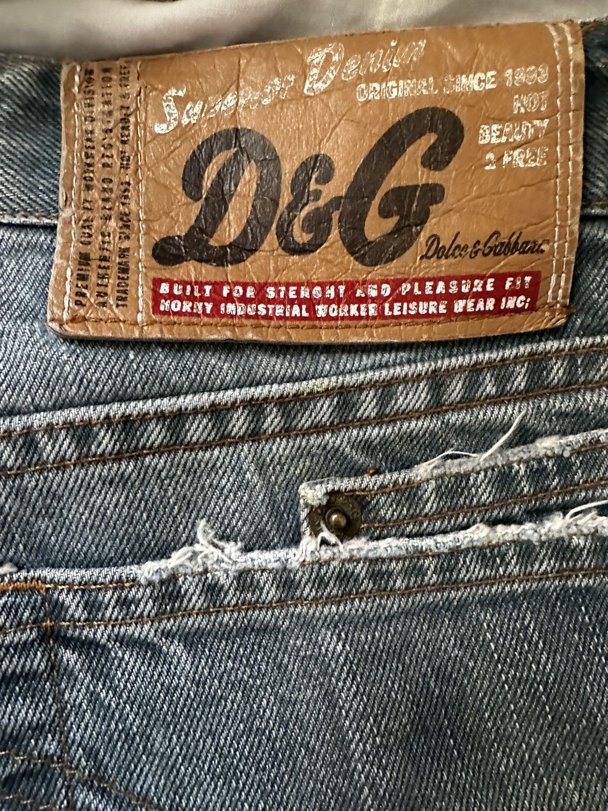 Dolce & Gabbana VINTAGE DOLCE&GABBANA JEANS Size US 36 / EU 52 - 4 Thumbnail