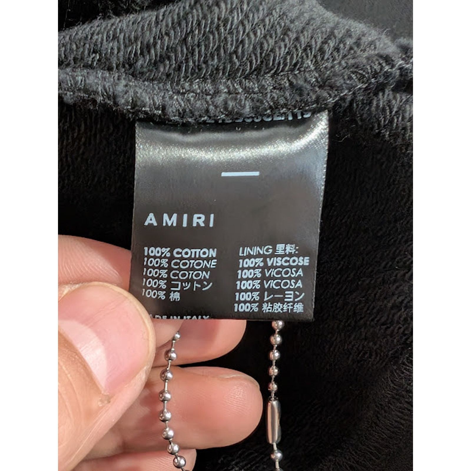 Amiri o1rshd1 Q:2 / Precious Memories Hoodie in Black Size US XXL / EU 58 / 5 - 18 Thumbnail