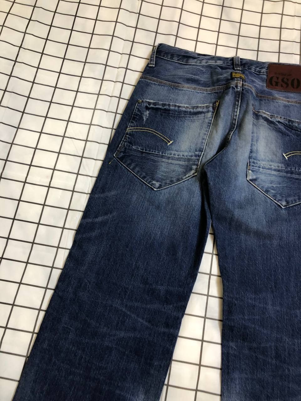 G-Star G-Star RADAR LOW LOOSE' Dark Aged Jeans Size US 30 / EU 46 - 21 Thumbnail