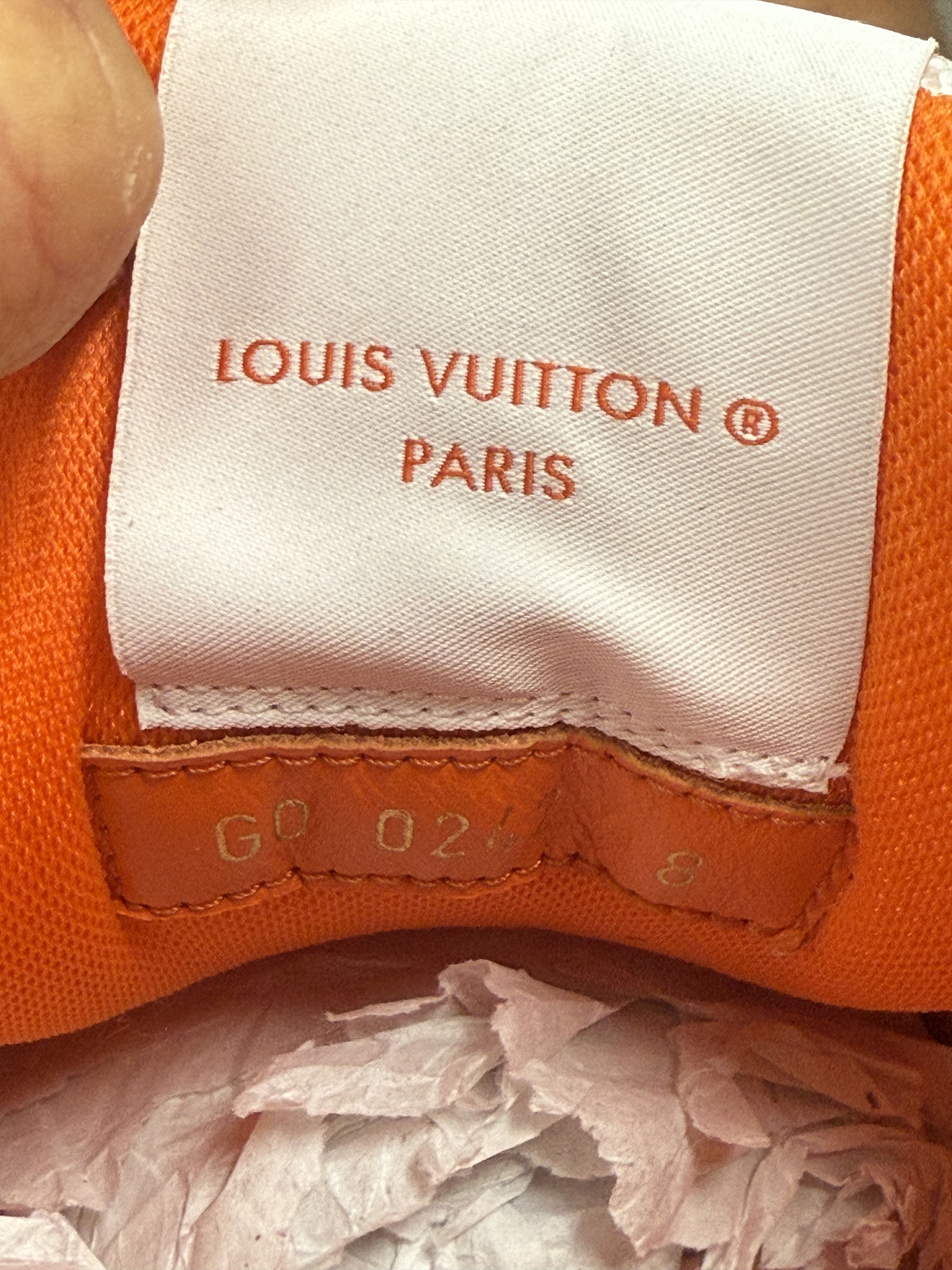 Louis Vuitton Louis Vuitton Orange/White Trainers Size US 10 / EU 43 - 6 Thumbnail