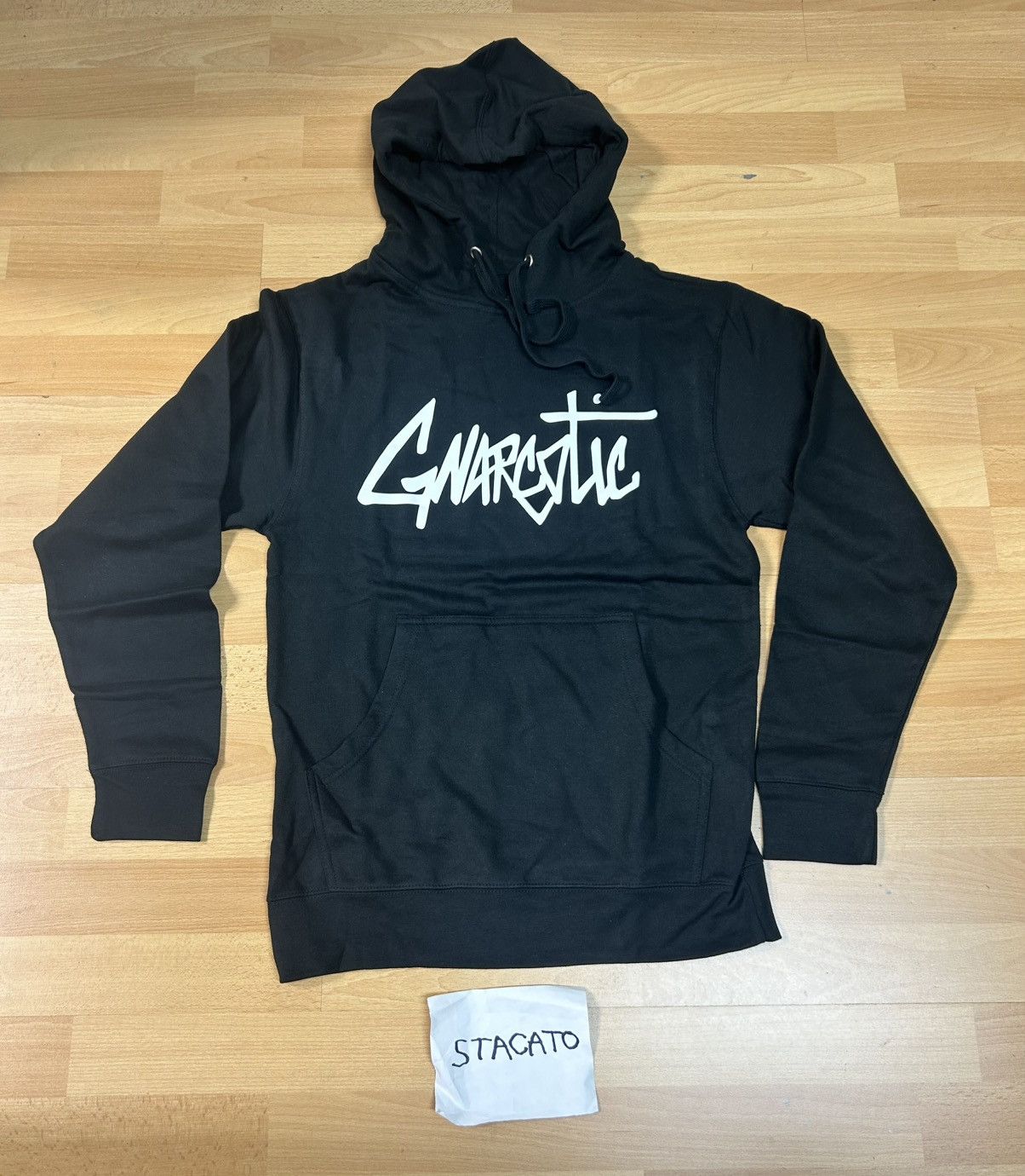 Gnarcotic × Rap Tees Gnarcotic Lil Gnar Logo Hoodie Black/White Size US S / EU 44-46 / 1 - 1 Thumbnail