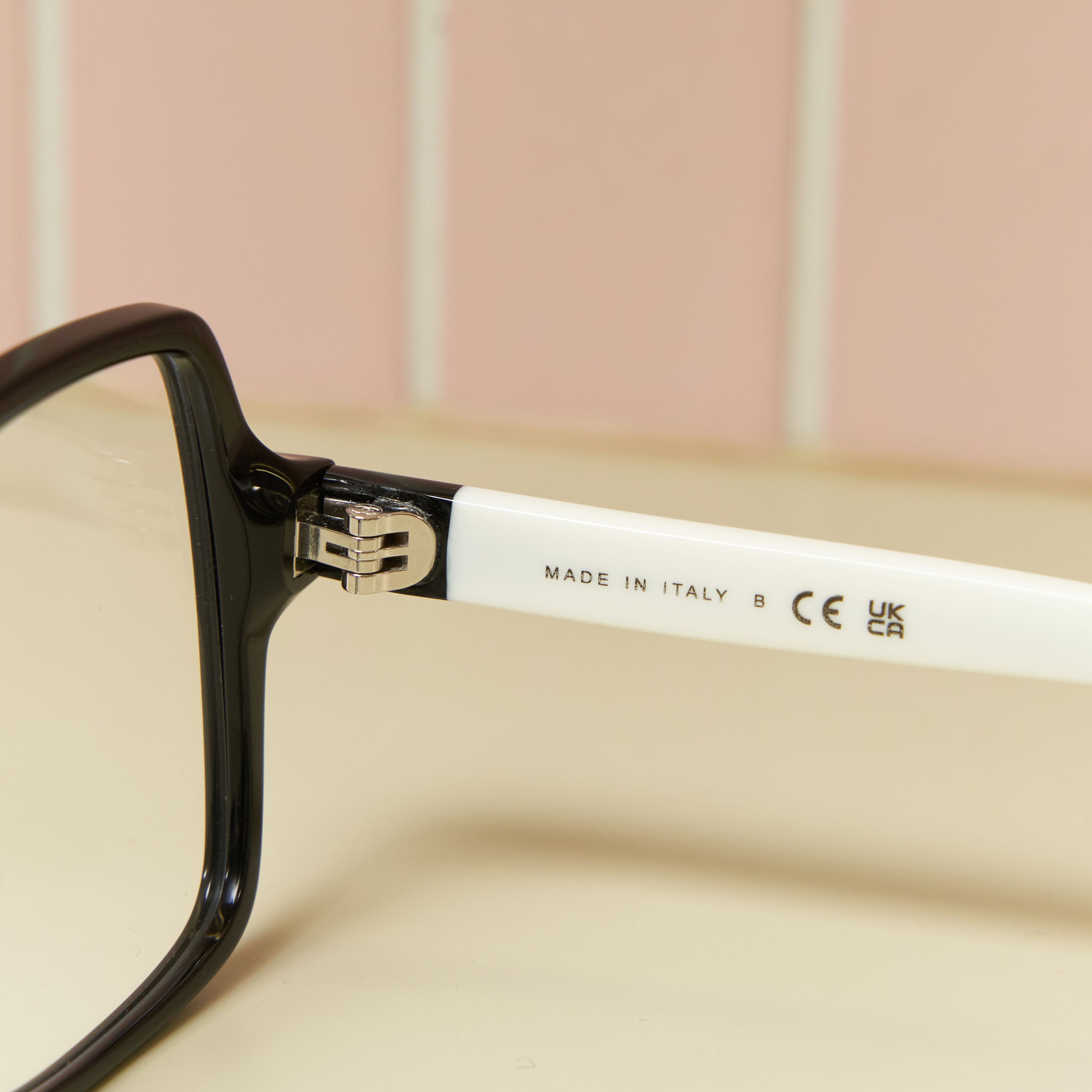 Chanel CHANEL 0CH3473 1656 Sunglasses BLACK/WHITE Size ONE SIZE - 3 Thumbnail