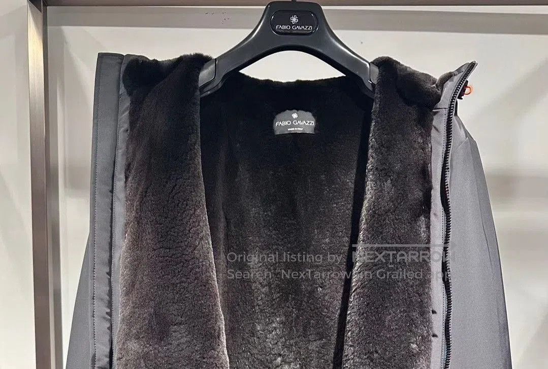 Japanese Brand Fabio Granzi Men's Fur Hooded Jacket. Size US M / EU 48-50 / 2 - 5 Thumbnail