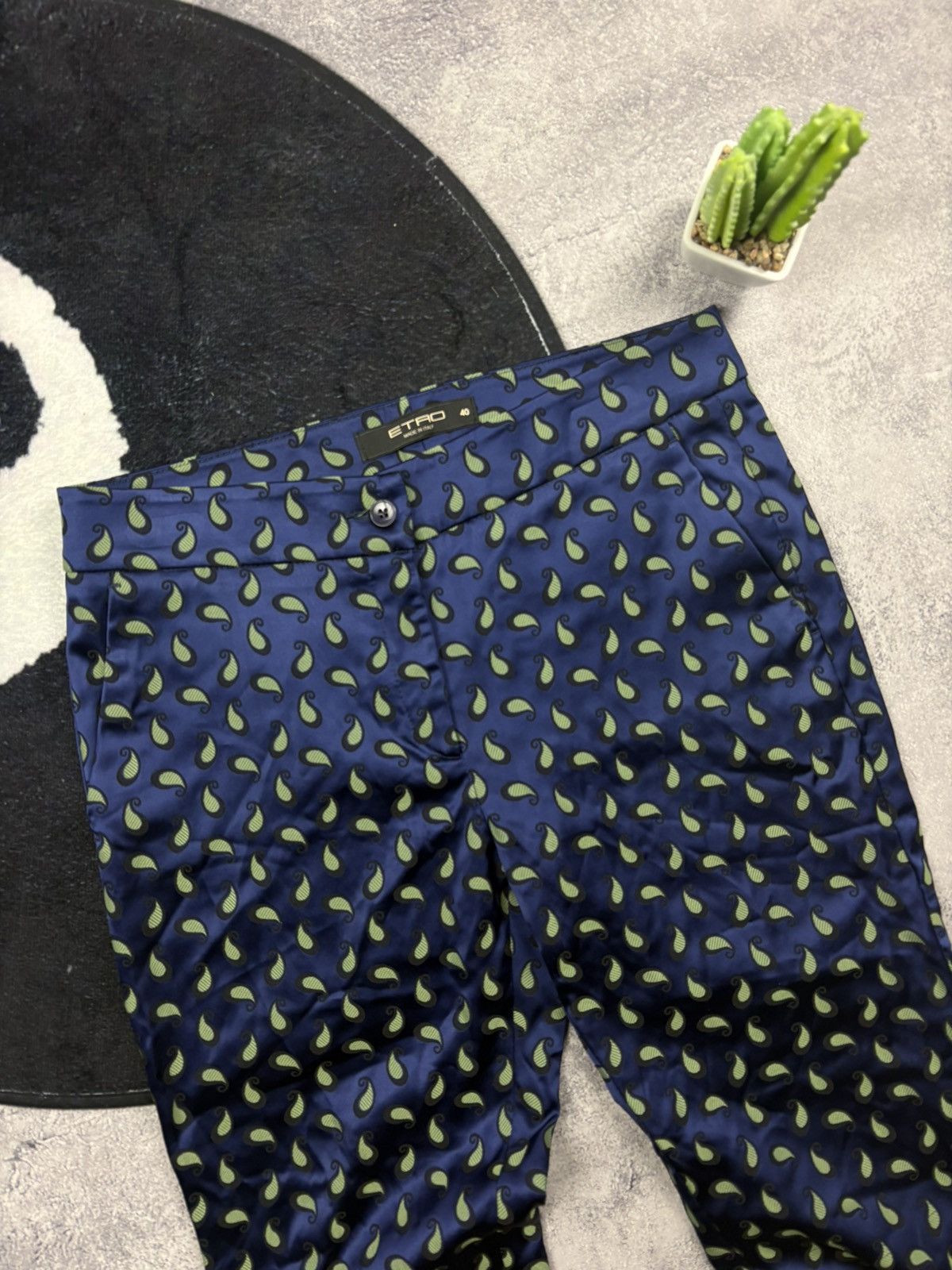 Etro ETRO Vintage Monogram Casual Streetwear Luxury Pants Hype Size 27" / US 4 / IT 40 - 4 Thumbnail