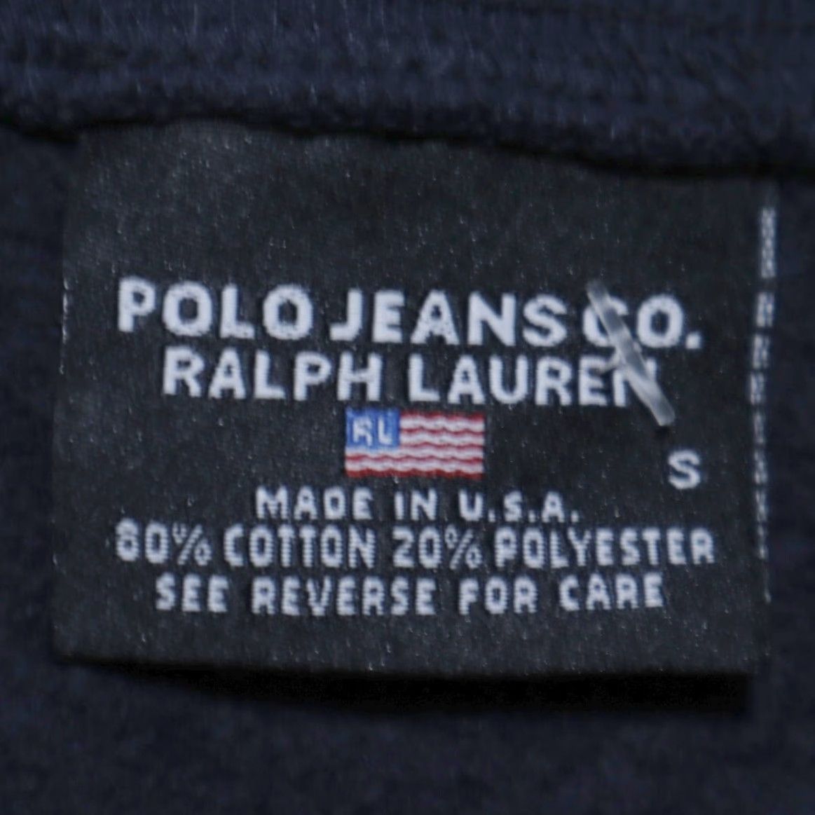 Polo Ralph Lauren VTG Polo Ralph Lauren Jeans Crewneck Sweatshirt Navy Blue Men's S Shirt Size US S / EU 44-46 / 1 - 5 Thumbnail