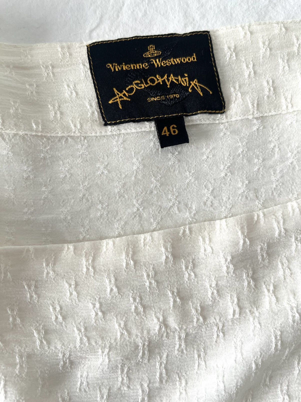 Vivienne Westwood Vivienne Westwood Off-White Blouse Size L / US 10 / IT 46 - 4 Thumbnail