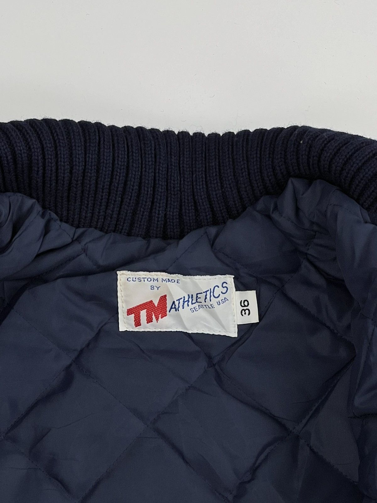 Vintage VINTAGE TM ATHLETIC VARSITY JACKET Size US XXS / EU 40 - 15 Thumbnail