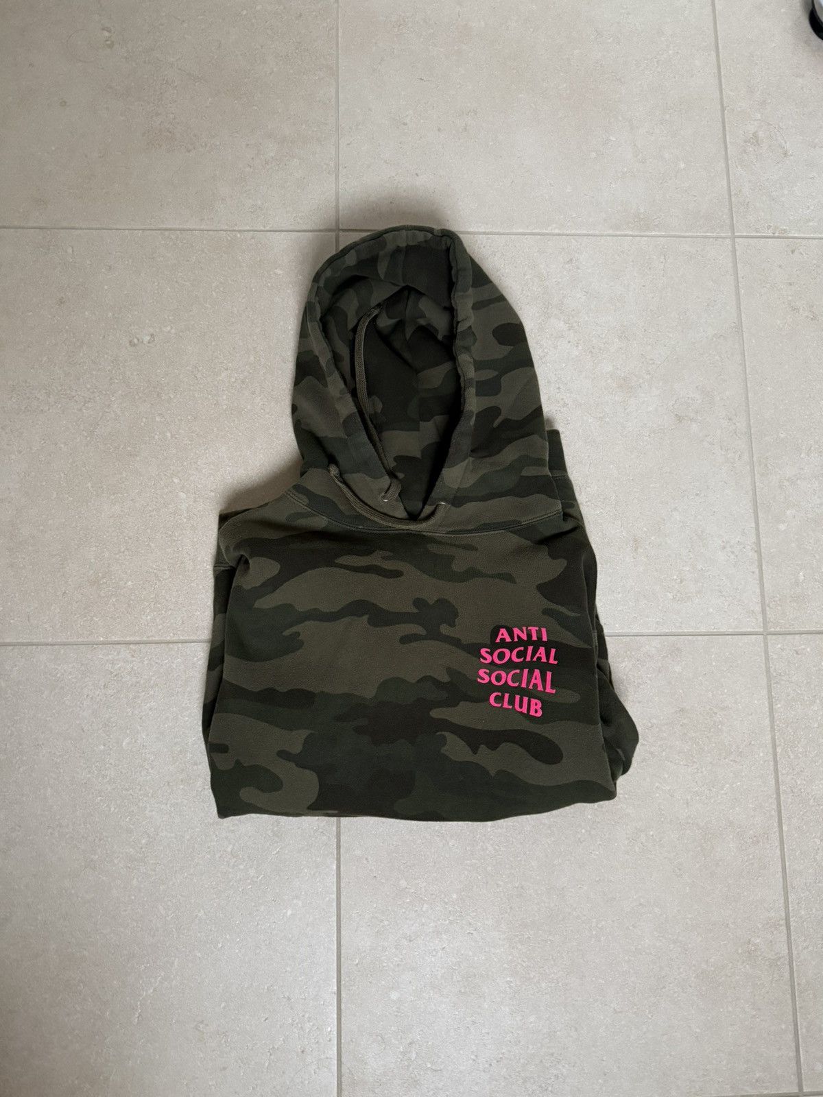 Anti Social Social Club Anti Social Social Club Camo Pink Lettering Hoodie Size US XS / EU 42 / 0 - 2 Thumbnail