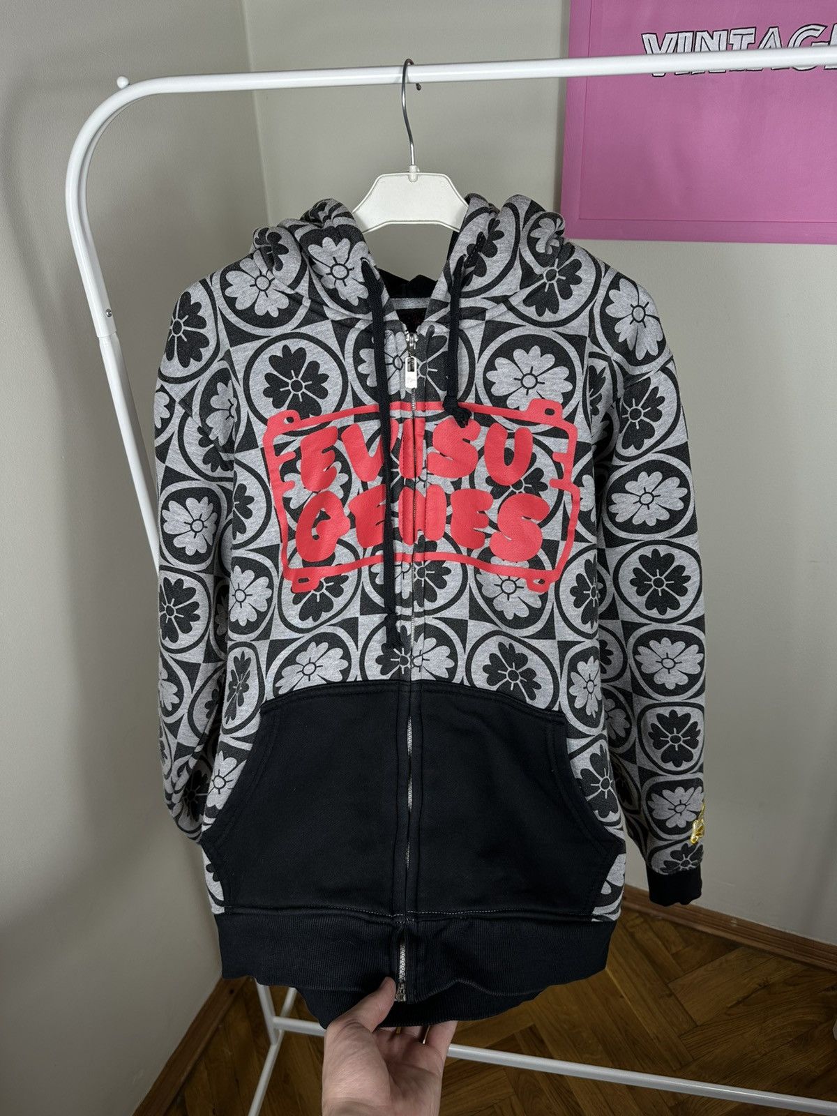 Evisu Evisu Graphic Full Print Zip Hoodie Vintage Embroidered Size US XL / EU 56 / 4 - 10 Thumbnail