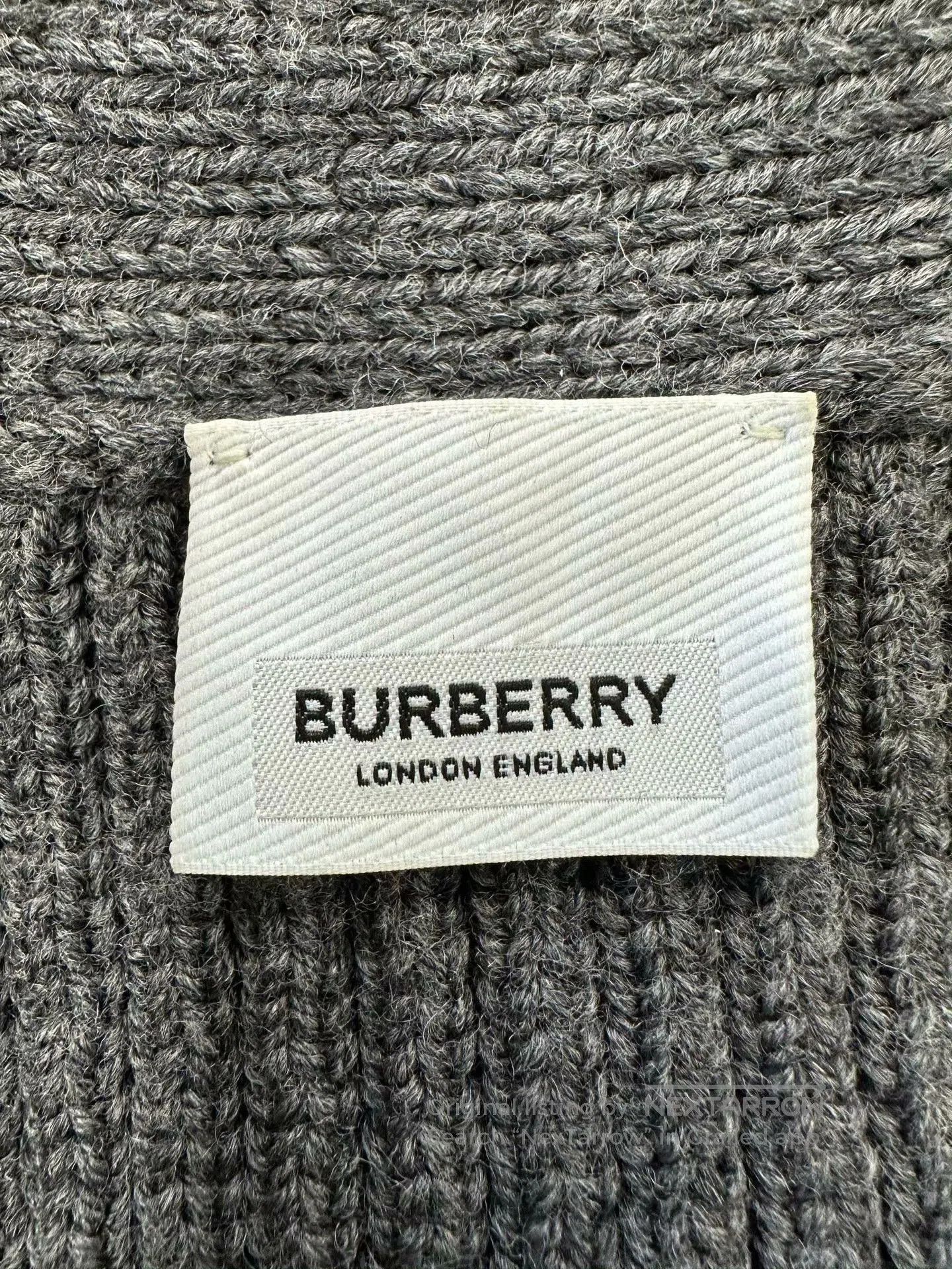 Burberry Burberry Dark Gray TB Logo Cardigan XS. Size XS / US 0-2 / IT 36-38 - 3 Thumbnail
