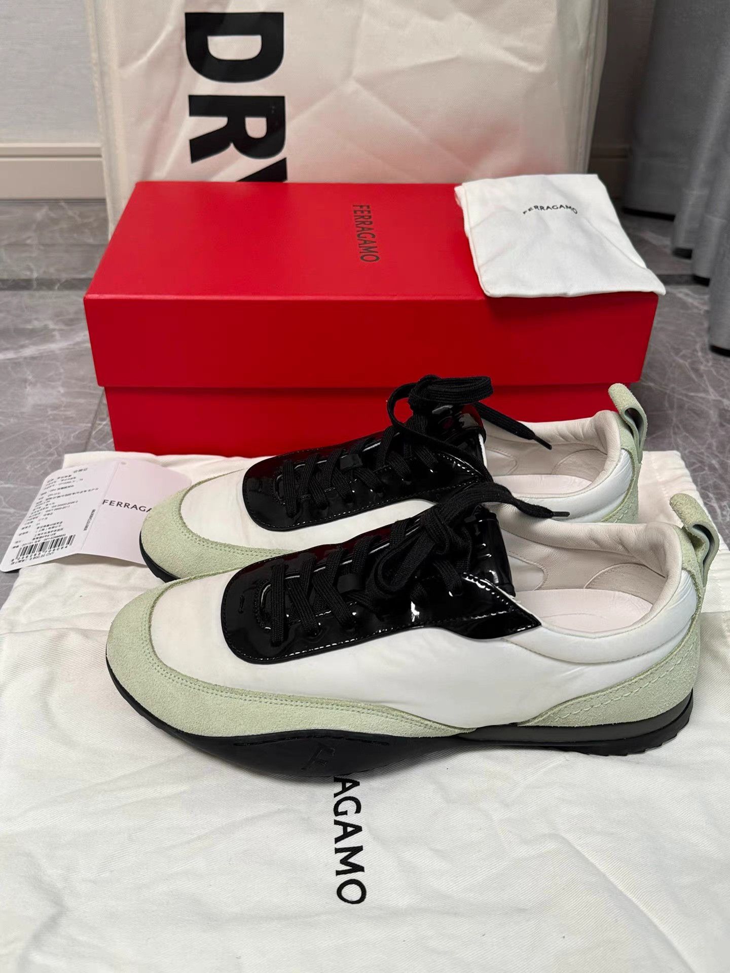 Salvatore Ferragamo Ferragamo Men's Casual Sneakers K6 Size US 7.5 / EU 40-41 - 9 Thumbnail