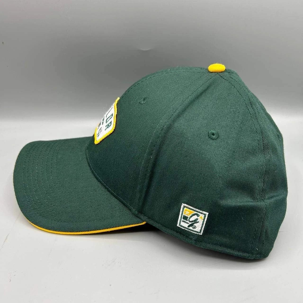 The Game Baylor Bears Hat Men M-L Green Yellow NCAA Stretch Fitted Size ONE SIZE - 6 Thumbnail