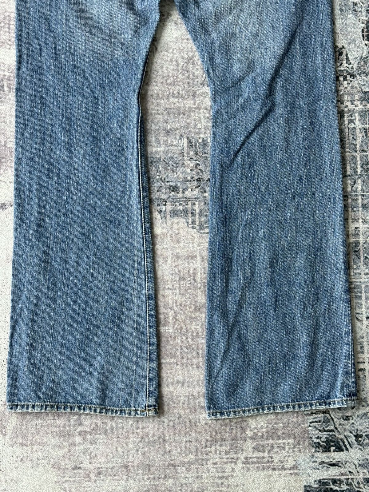 Japanese Brand × Tornado Mart × Vintage Vintage Geneose Super Flared Distressed Denim / GOA Style Size US 37 - 7 Thumbnail