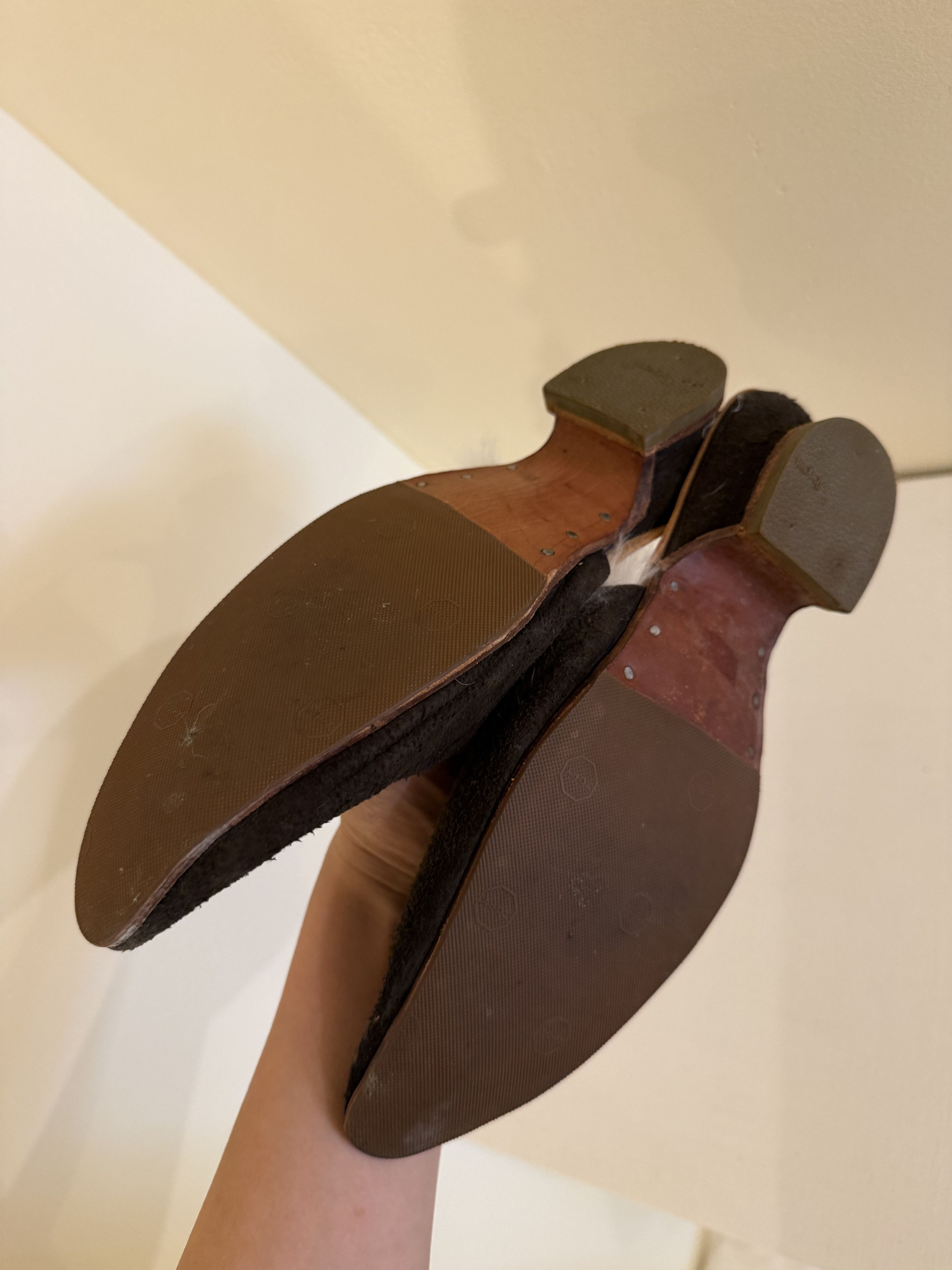 Paul Harnden Shoemakers paul harnden shoemakers shearling mule slippers Size US 5 / IT 35 - 3 Thumbnail