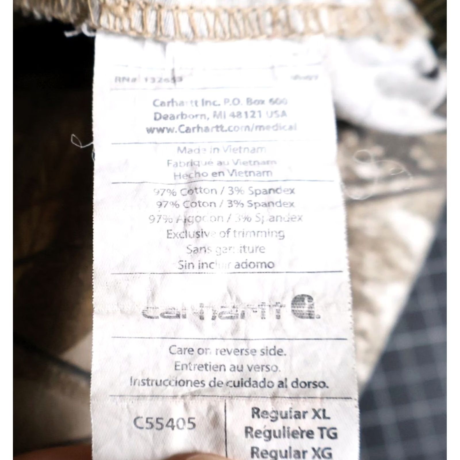 Carhartt VINTAGE Carhartt Utility Scrub Pants Adult XL RealTree Camo Print Camouflage Size US 36 / EU 52 - 3 Thumbnail