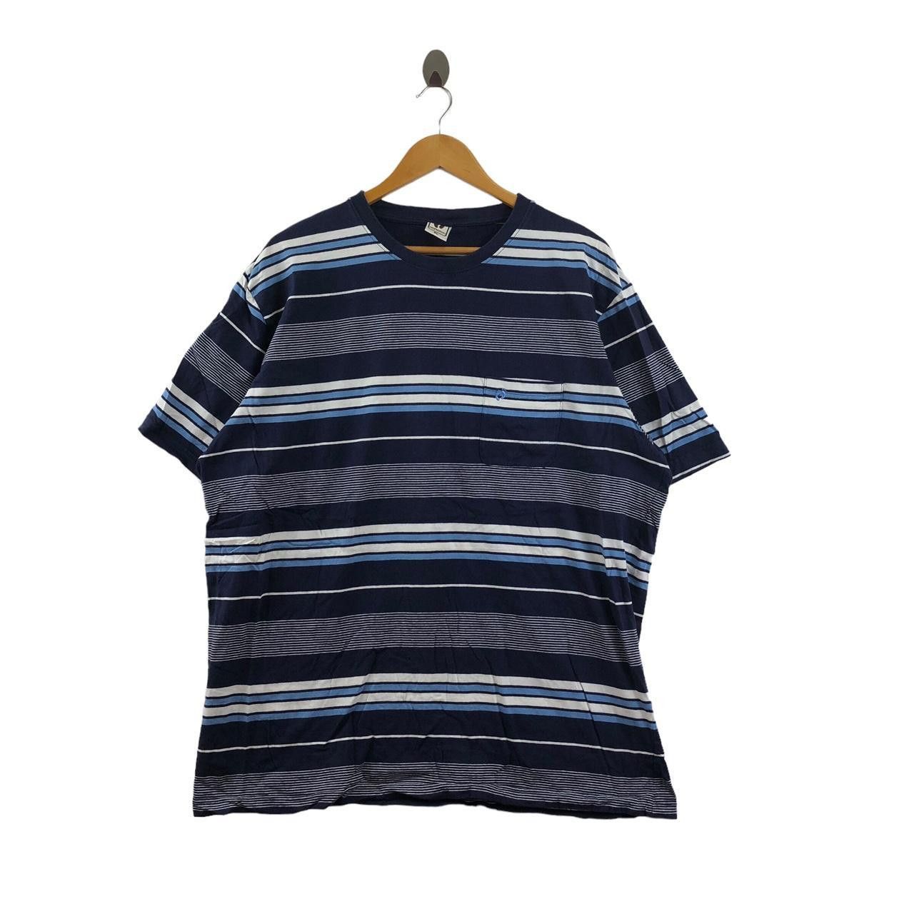 Hang Ten HANG TEN SURF Hawaii Foot Logo Striped Tee Shirt Summer Size US XXL / EU 58 / 5 - 1 Thumbnail