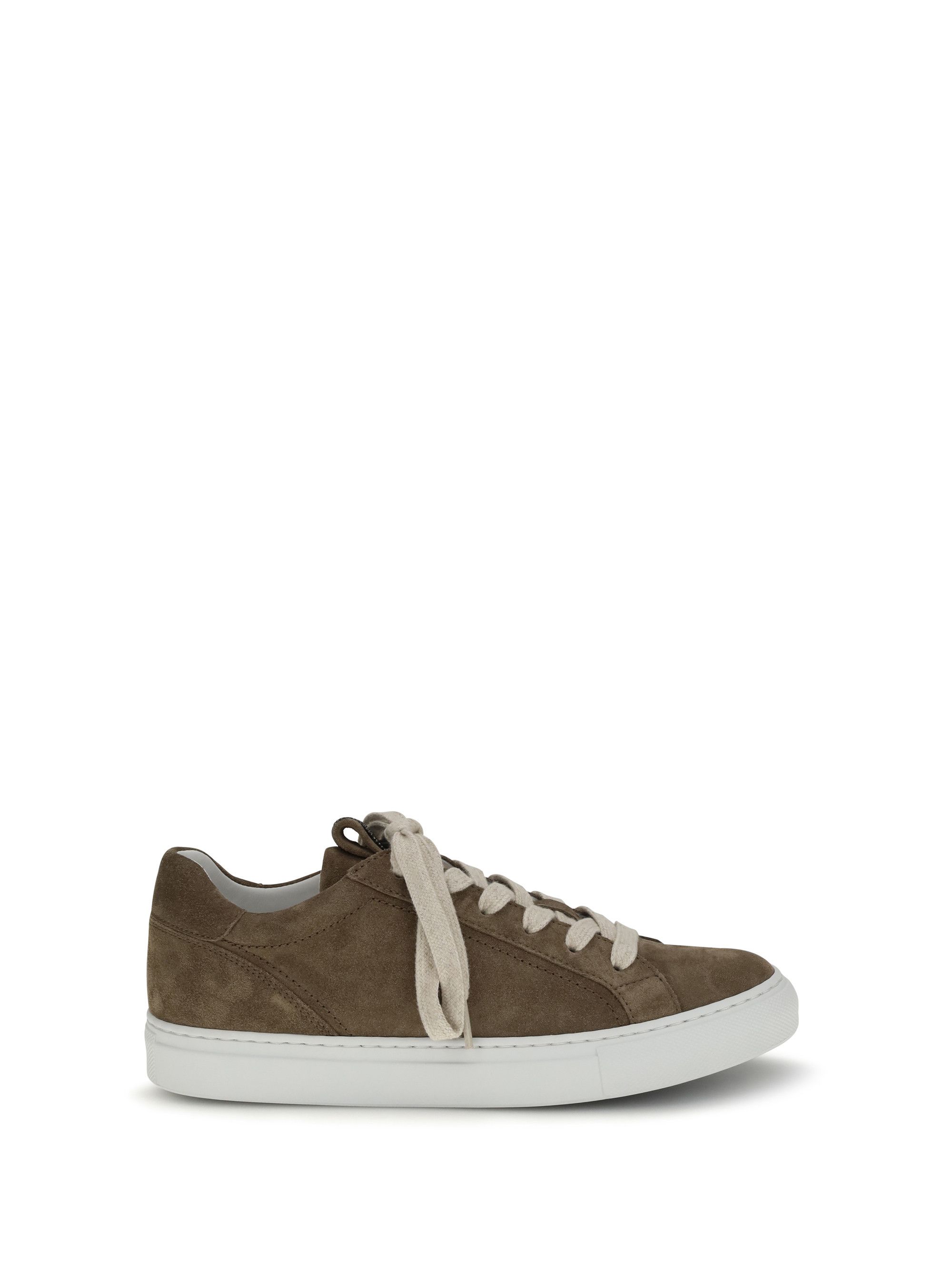 Brunello Cucinelli Suede Sneakers with Precious Loop Size US 8 / IT 38 - 1 Thumbnail