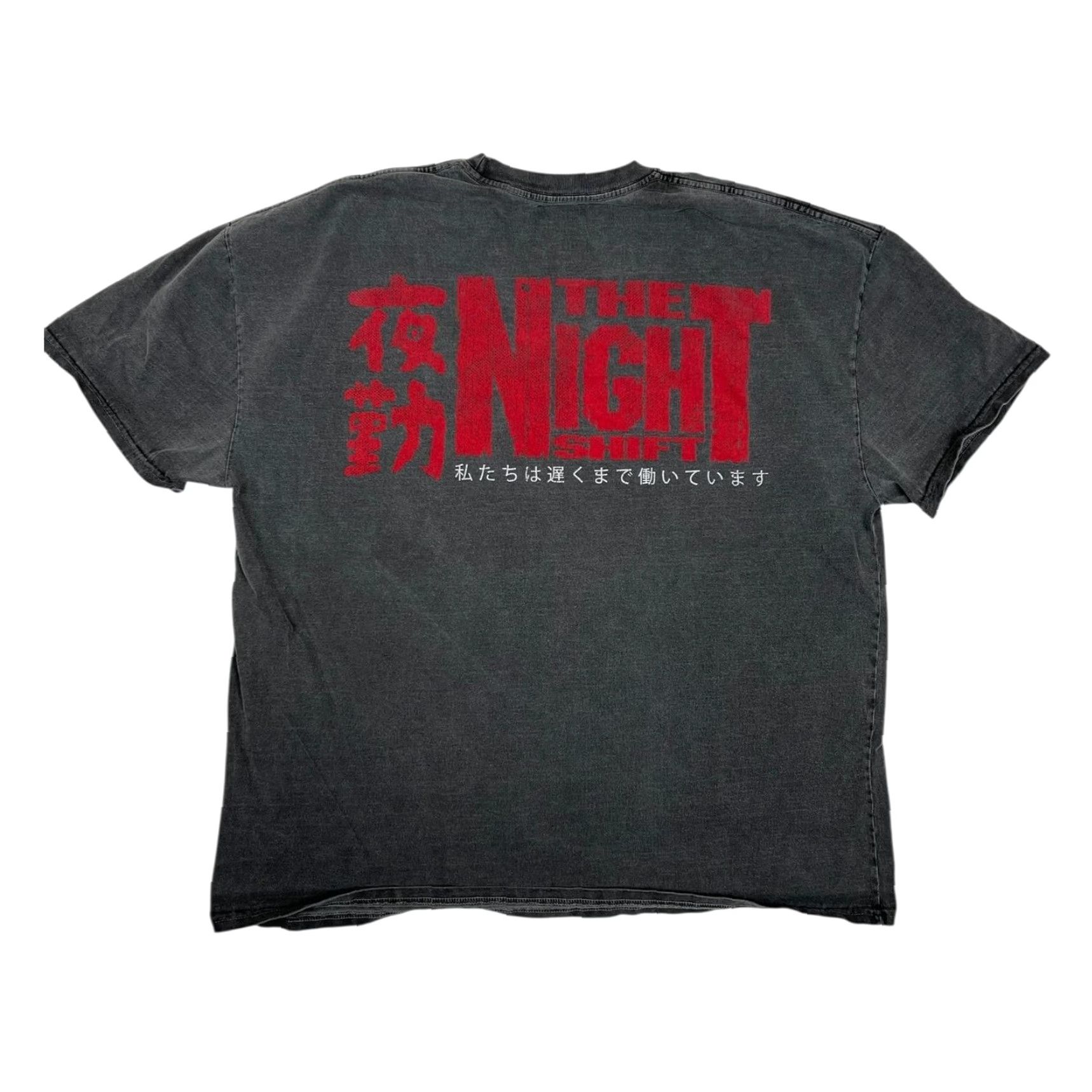 Vintage VINTAGE The Night Shift T-Shirt Mens 2XL Gray Horror Dog Graphic Japanese Movie Size US XXL / EU 58 / 5 - 3 Thumbnail