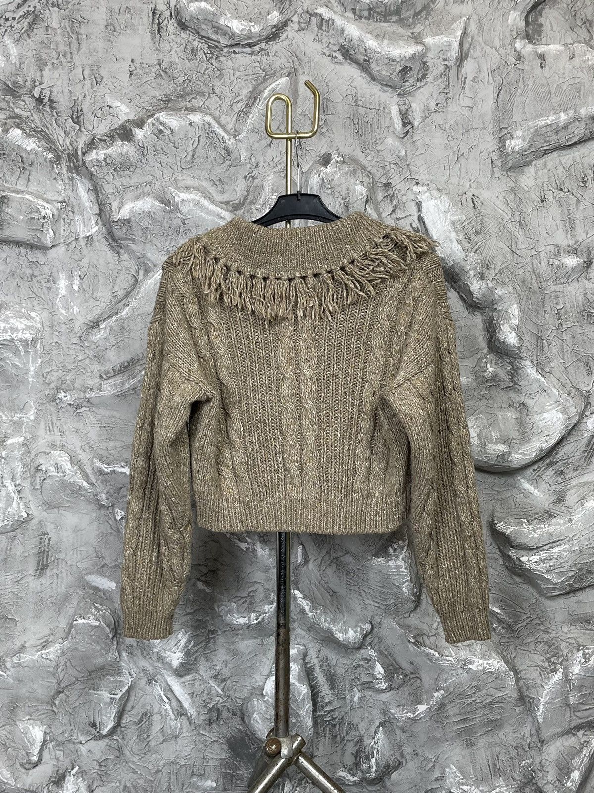Junya Watanabe × Vintage Vintage 80s Knit Cropped Cardigan Kapital Japanese Style Size US M / EU 48-50 / 2 - 4 Thumbnail