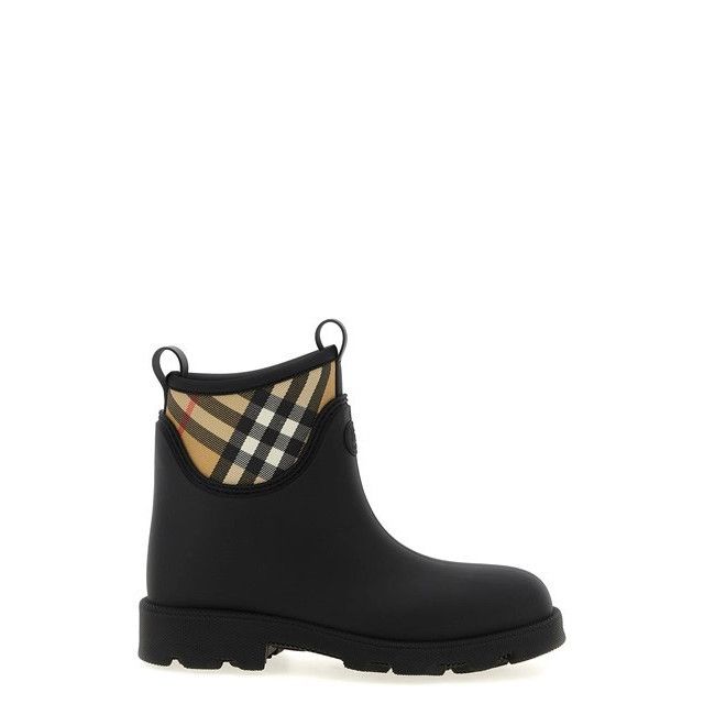 BURBERRY Marsh Black Rubber Ankle Boots New & Authentic (Men