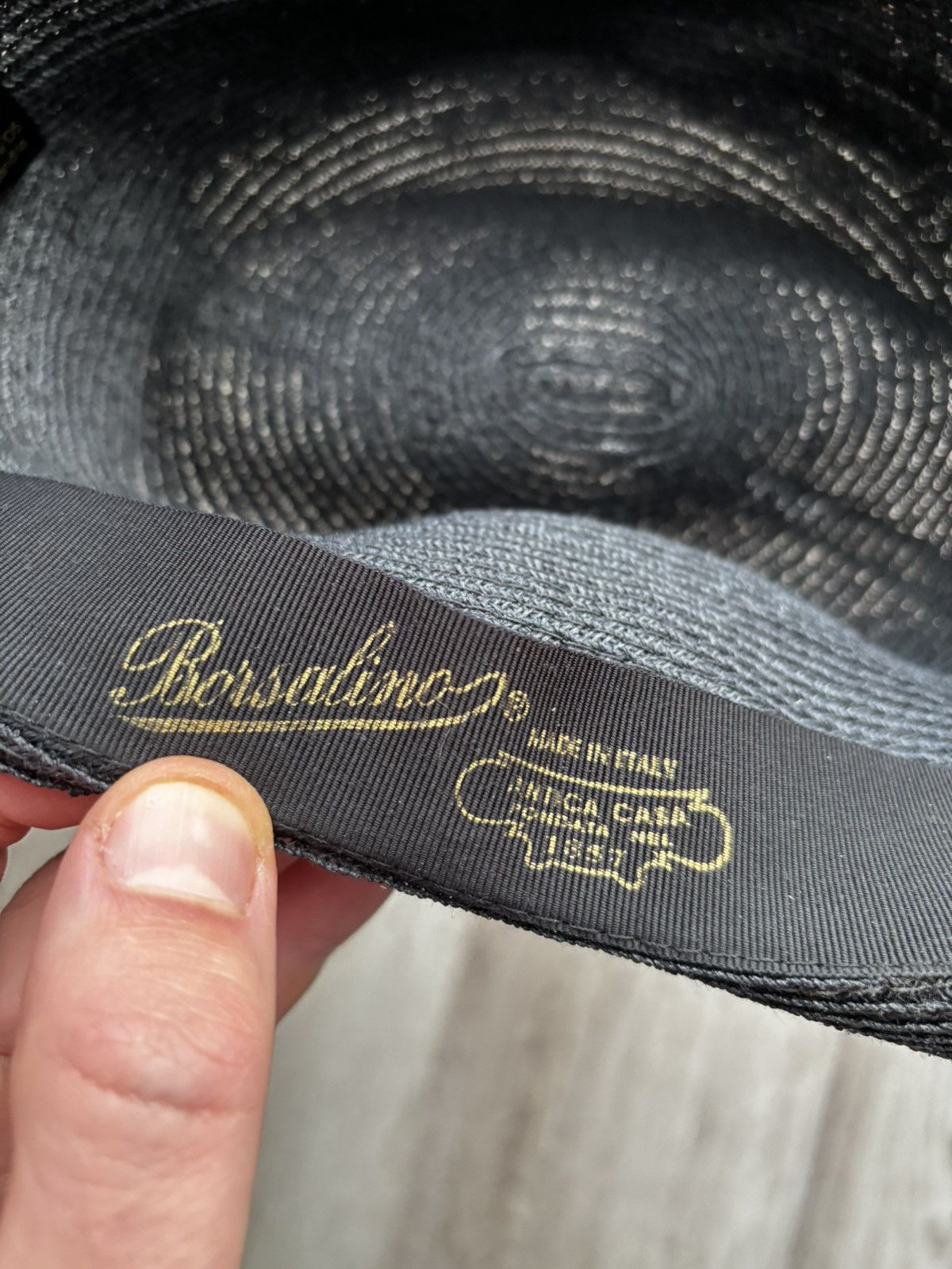 Borsalino Borsalino Fedora Hat 100% Hemp Canapa Made in Italy Size 57 Size ONE SIZE - 12 Thumbnail