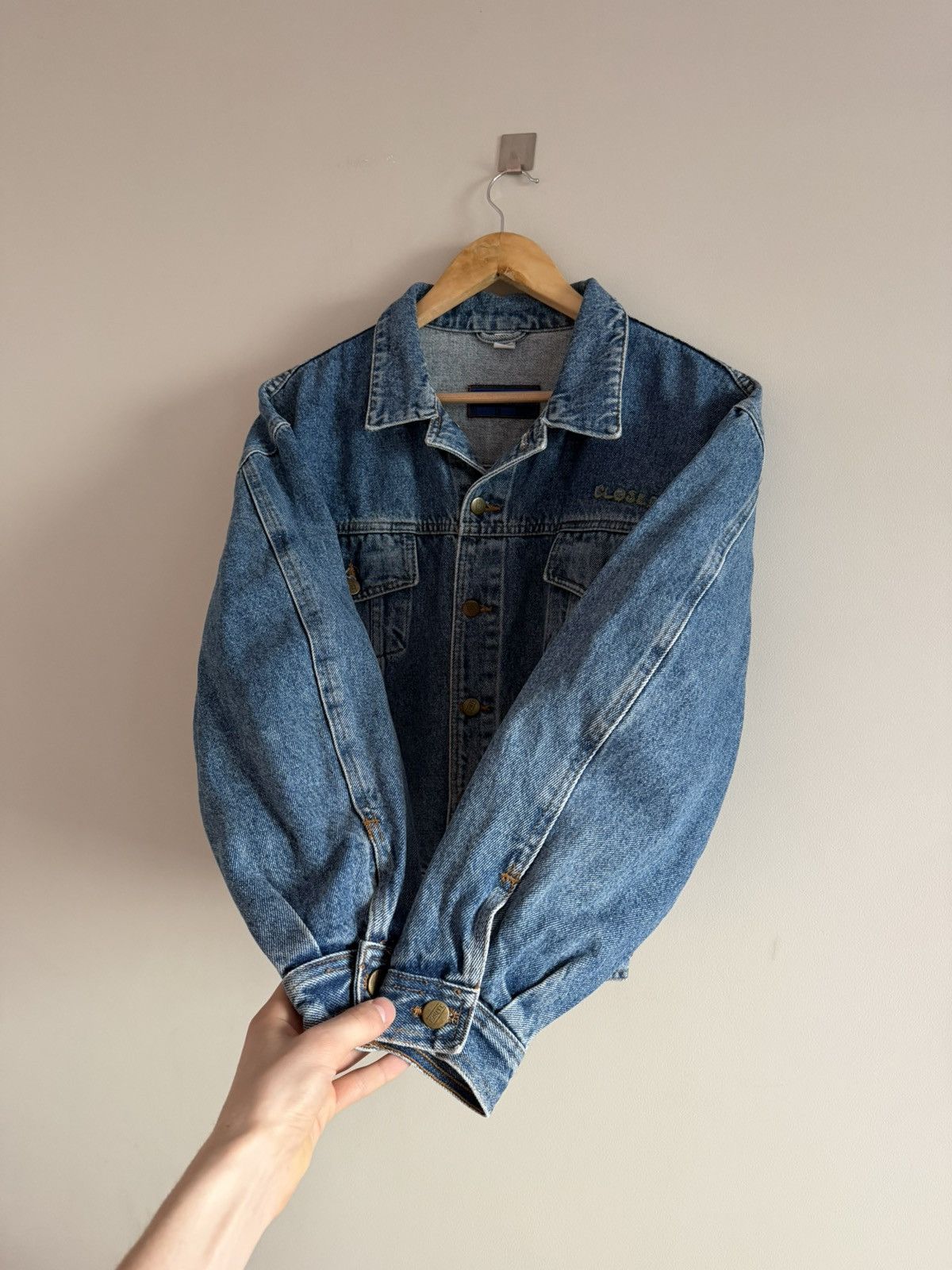 Marithe + Francois Girbaud Vintage Boxy Closed MFG Tibet Nepal Overland Denim Jacket Size XL / US 12-14 / IT 48-50 - 2 Thumbnail
