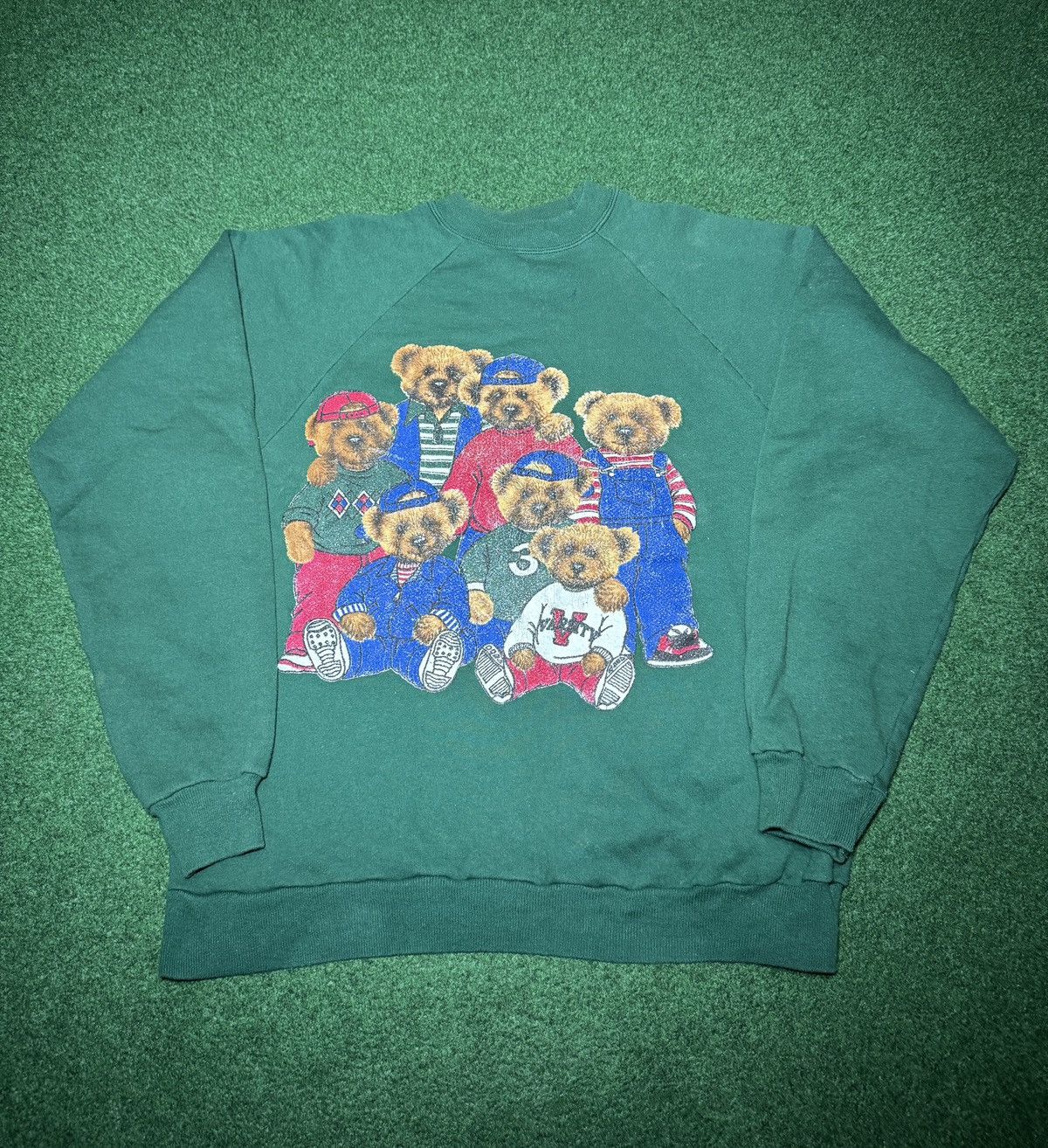 Hanes Vintage Polo Teddy Bear Style 90s Hip Hop XL Sweatshirt Size US XL / EU 56 / 4 - 1 Thumbnail