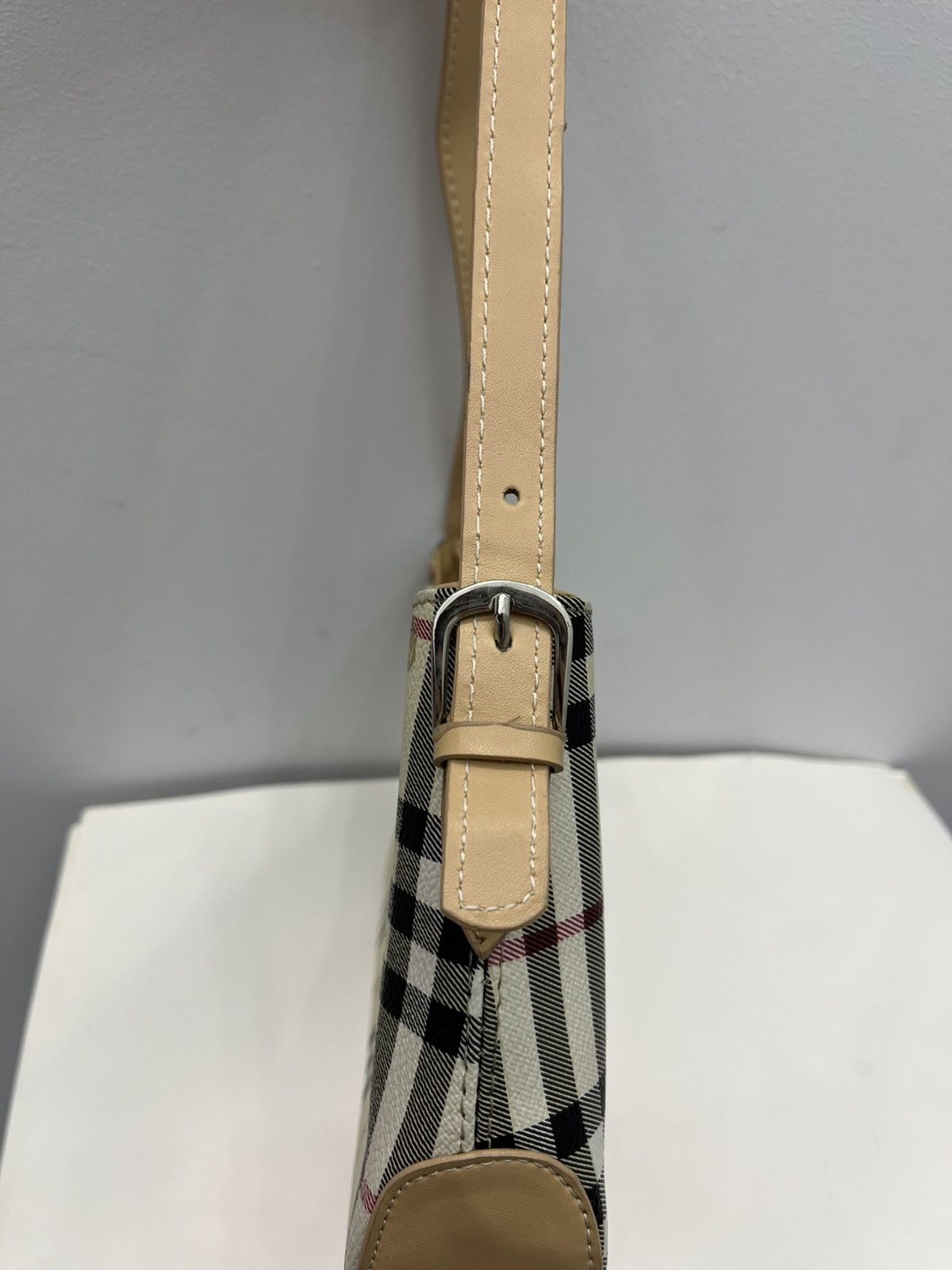 Burberry Vintage Burberrys Nova Check Handle Bag Size ONE SIZE - 4 Thumbnail