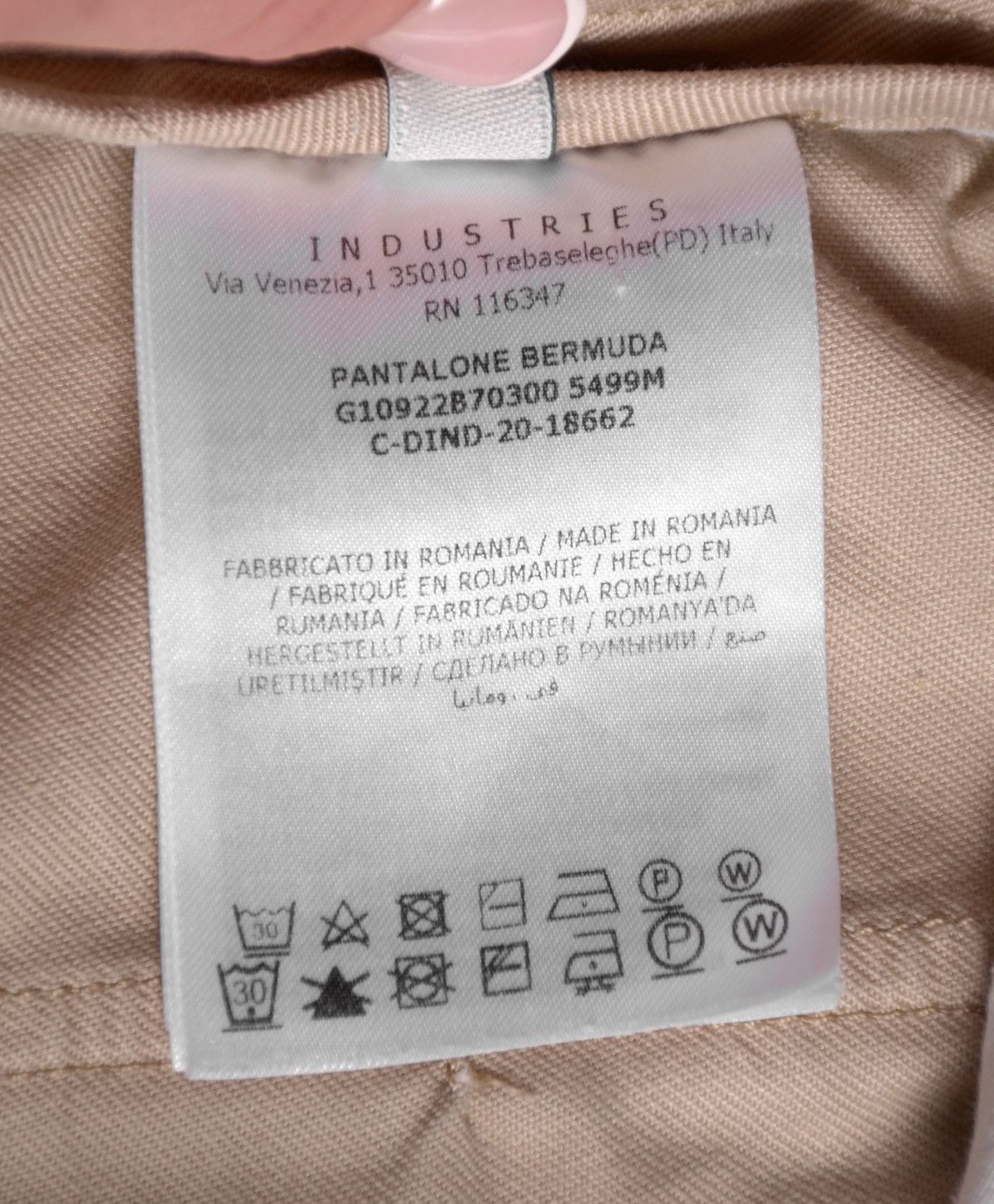 Moncler Moncler 1952 Beige Bermuda Shorts Size US 40 / EU 56 - 9 Thumbnail