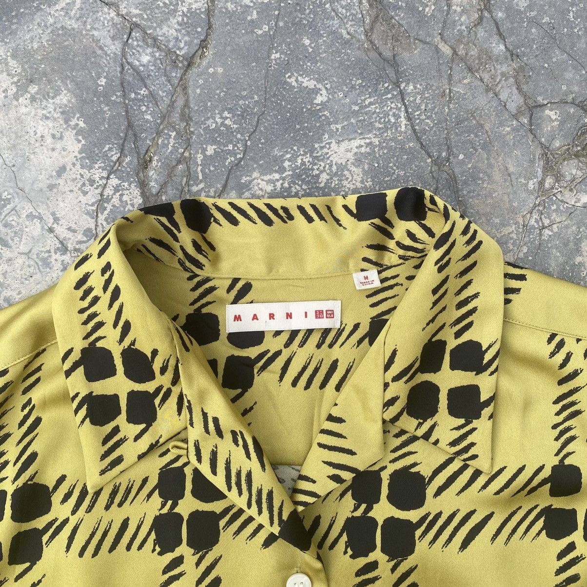 Marni Marni Gold Rayon Shirt Boxy Size US M / EU 48-50 / 2 - 4 Thumbnail