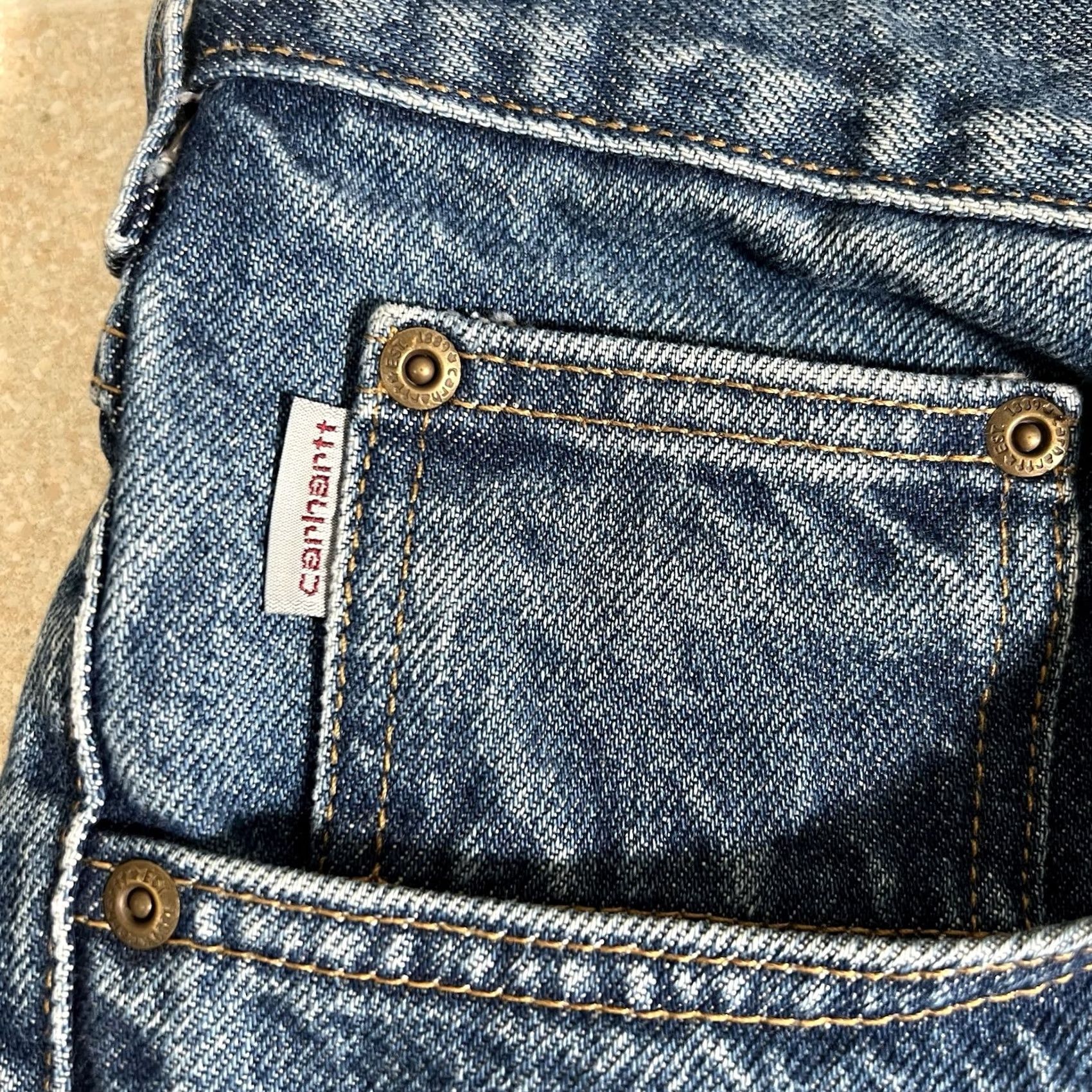 Carhartt Carhartt B17 DST Relaxed Fit Jeans Men 42x30 100% Cotton Blue Jeans Relaxed 42 30 Mens Size US 42 / EU 58 - 5 Thumbnail