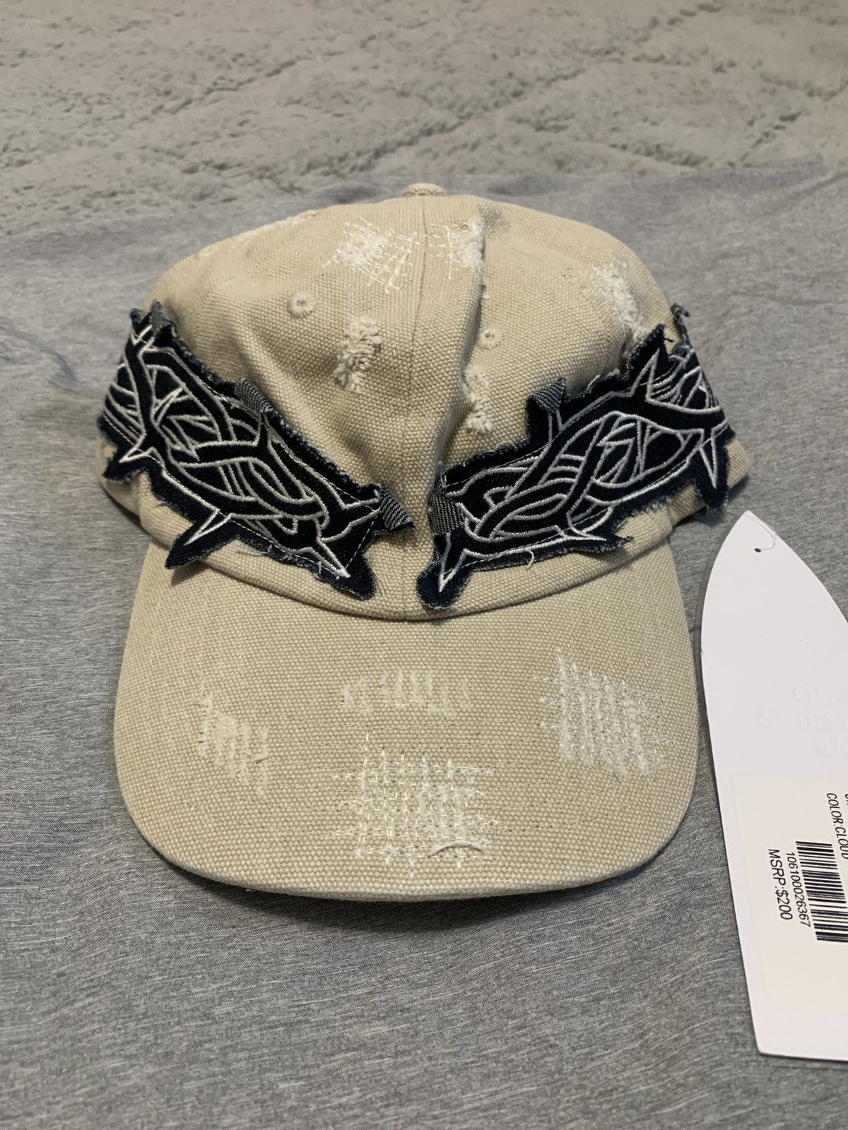 WHO DECIDES WAR Crown of Thorns Cap “Cloud” Size OS