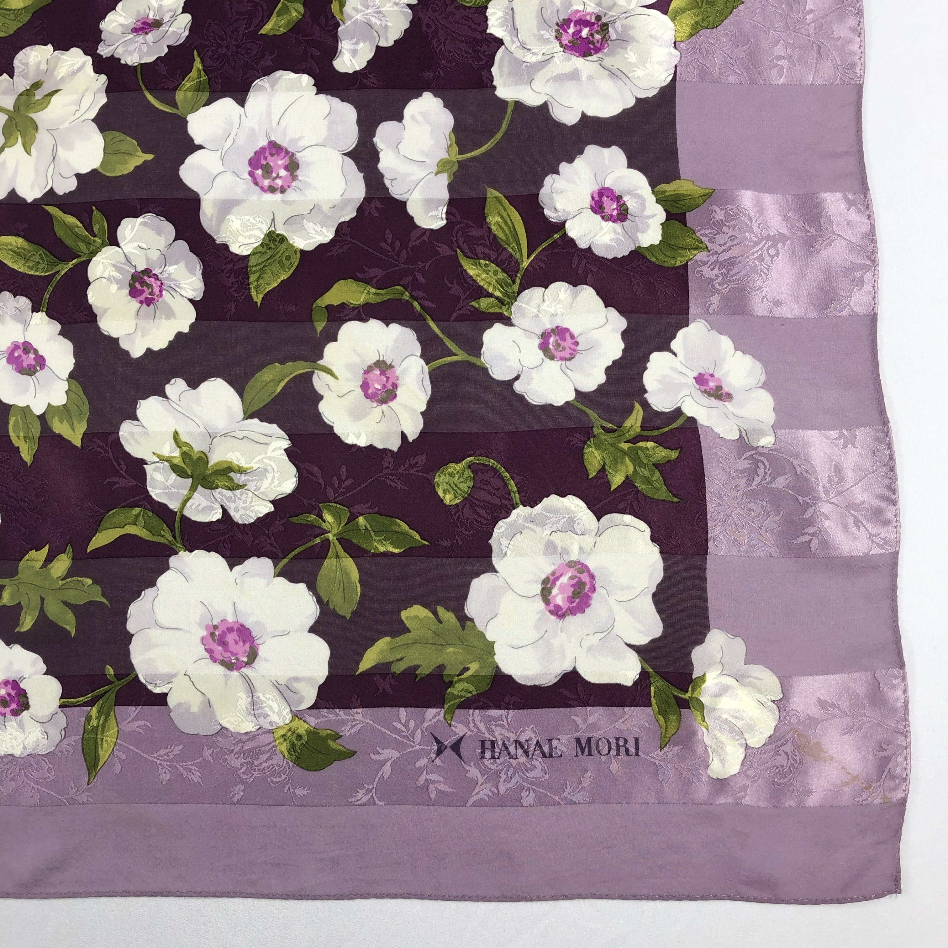 Hanae Mori Vintage Hanae Mori Silk Scarf Size ONE SIZE - 4 Thumbnail