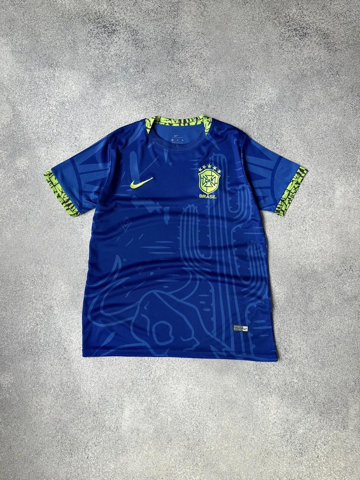 Vintage Nike Brasil National Team Soccer hotsell Futbol Blue Jersey Men’s Sz Large #B80