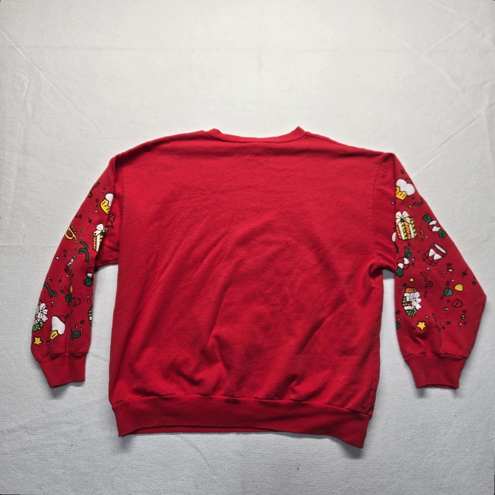 Vintage VINTAGE Holiday Time Sweater Shirt Women M Red Embroidered Santa Bear Christmas 90s Pullover Long Sleeve Adult Women Size M / US 6-8 / IT 42-44 - 8 Thumbnail