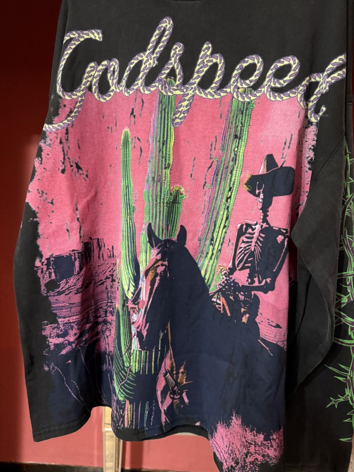 Godspeed Godspeed Black Wash WestWorld Long Sleeve Size XL Size US XL / EU 56 / 4 - 2 Thumbnail