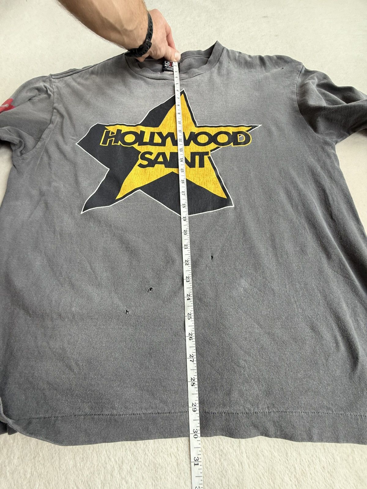 Saint Michael Saint Mxxxxxx Michael Hollywood Saint sleeve t shirt XL logo Size US XL / EU 56 / 4 - 7 Thumbnail