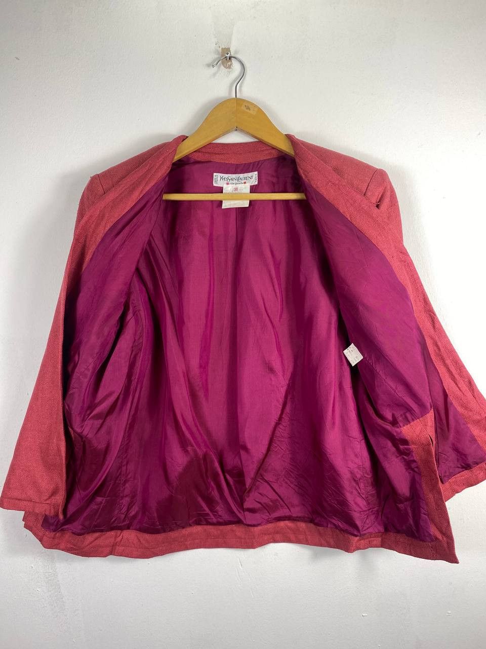 Designer × Yves Saint Laurent yves saint laurent cardigan silk jacket Size L / US 10 / IT 46 - 5 Thumbnail