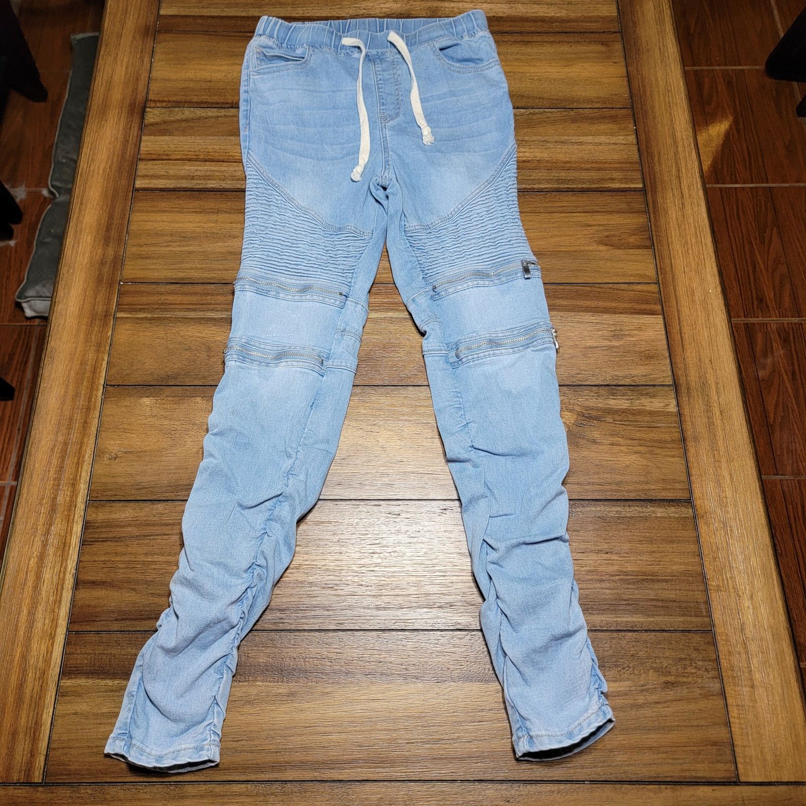 Other American Bazi Pull On Denim Jeans w/ Zipper Legs - Small Size 26" / US 2 / IT 38 - 1 Thumbnail