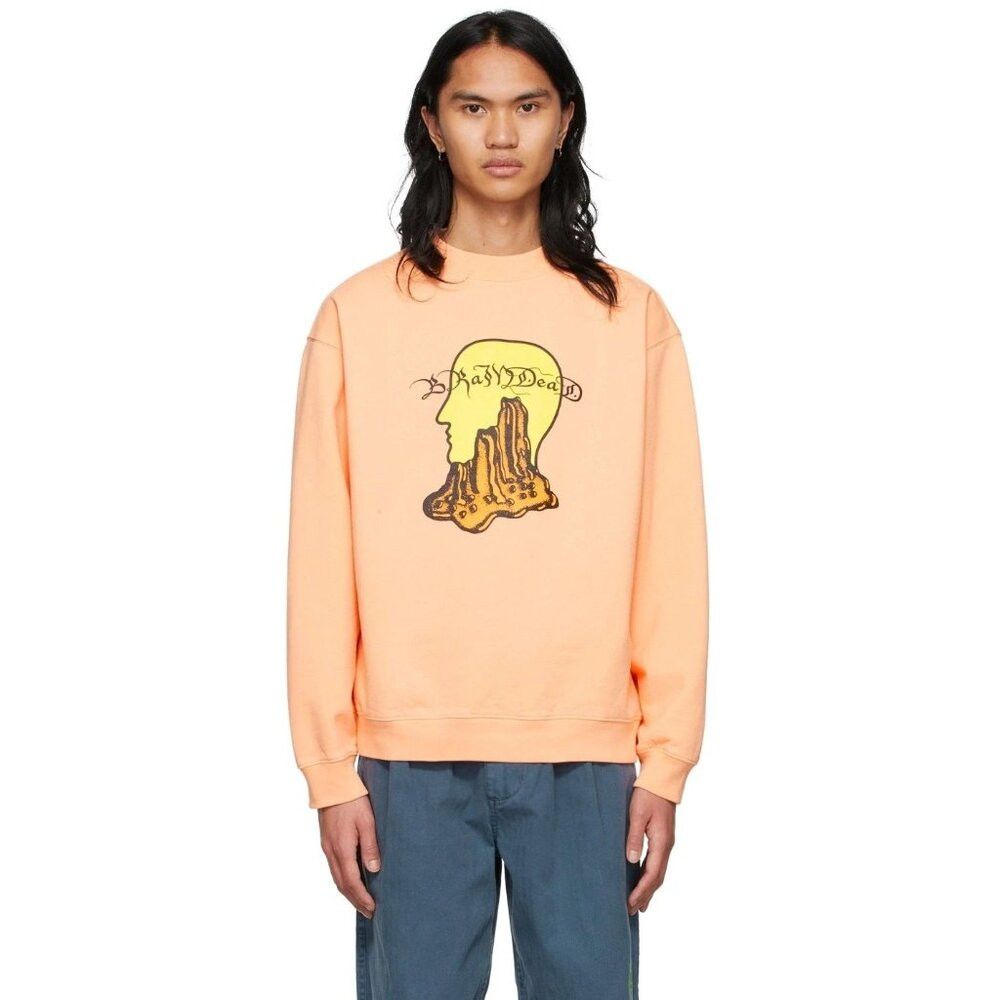 Brain Dead Brain Dead Mount Slime Sweatshirt Size M Mens Peach $120 Size US M / EU 48-50 / 2 - 1 Thumbnail