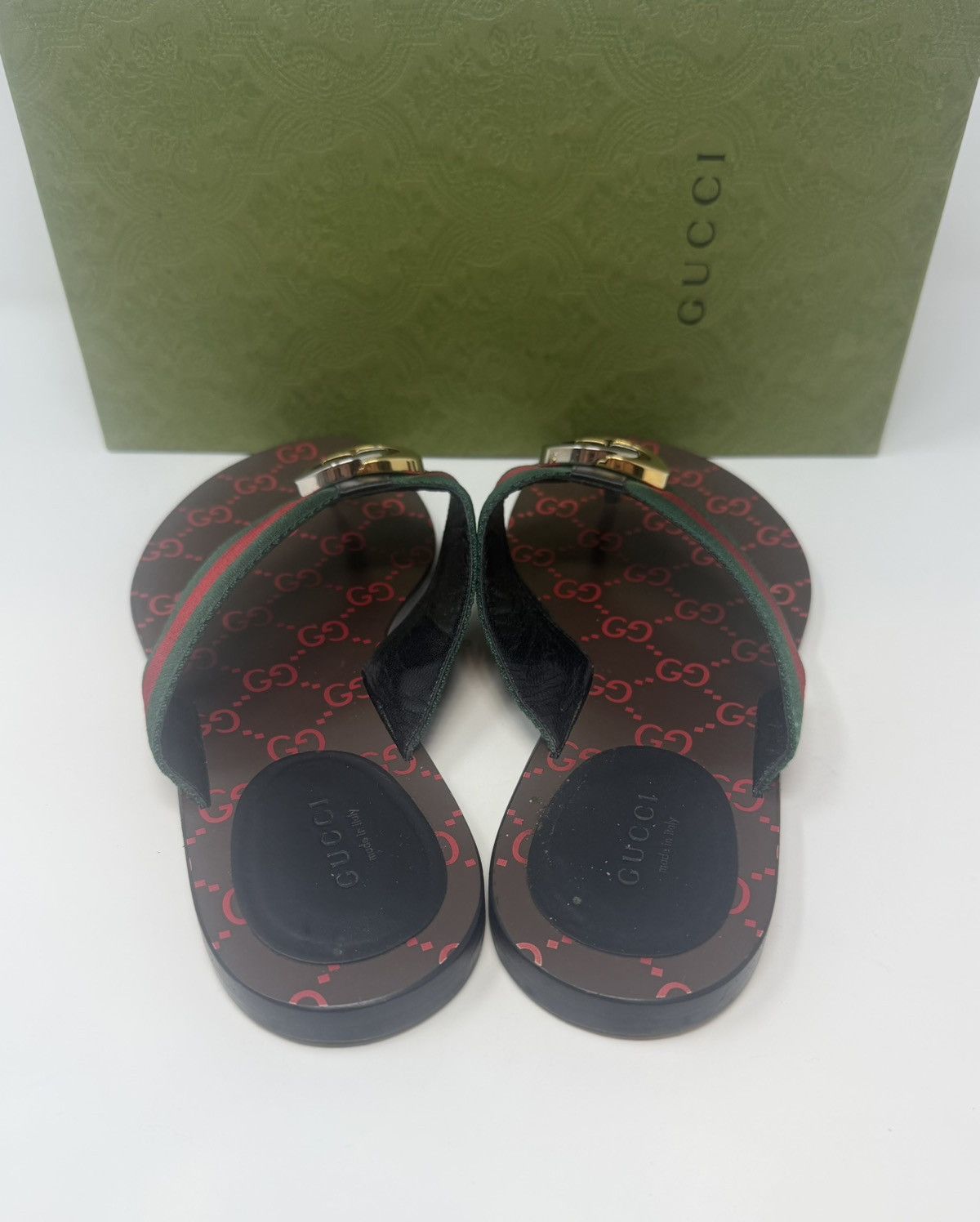 Gucci Gucci Kika GG Web Thong Sandal Size US 9.5 / IT 39.5 - 3 Thumbnail