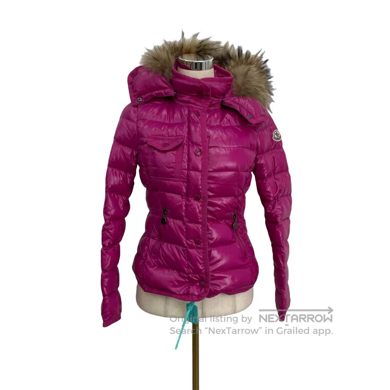 Moncler Moncler Pink Down Jacket Size 0. Size XS / US 0-2 / IT 36-38 - 1 Thumbnail