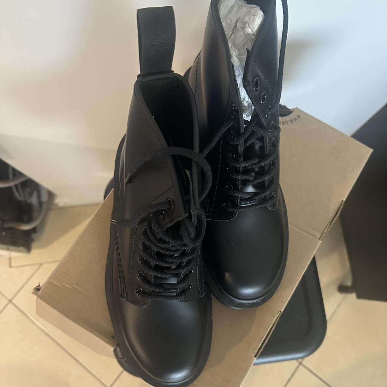 Dr. Martens Dr. Martens 1460 Mono Boots Size US 7 / EU 40 - 3 Thumbnail