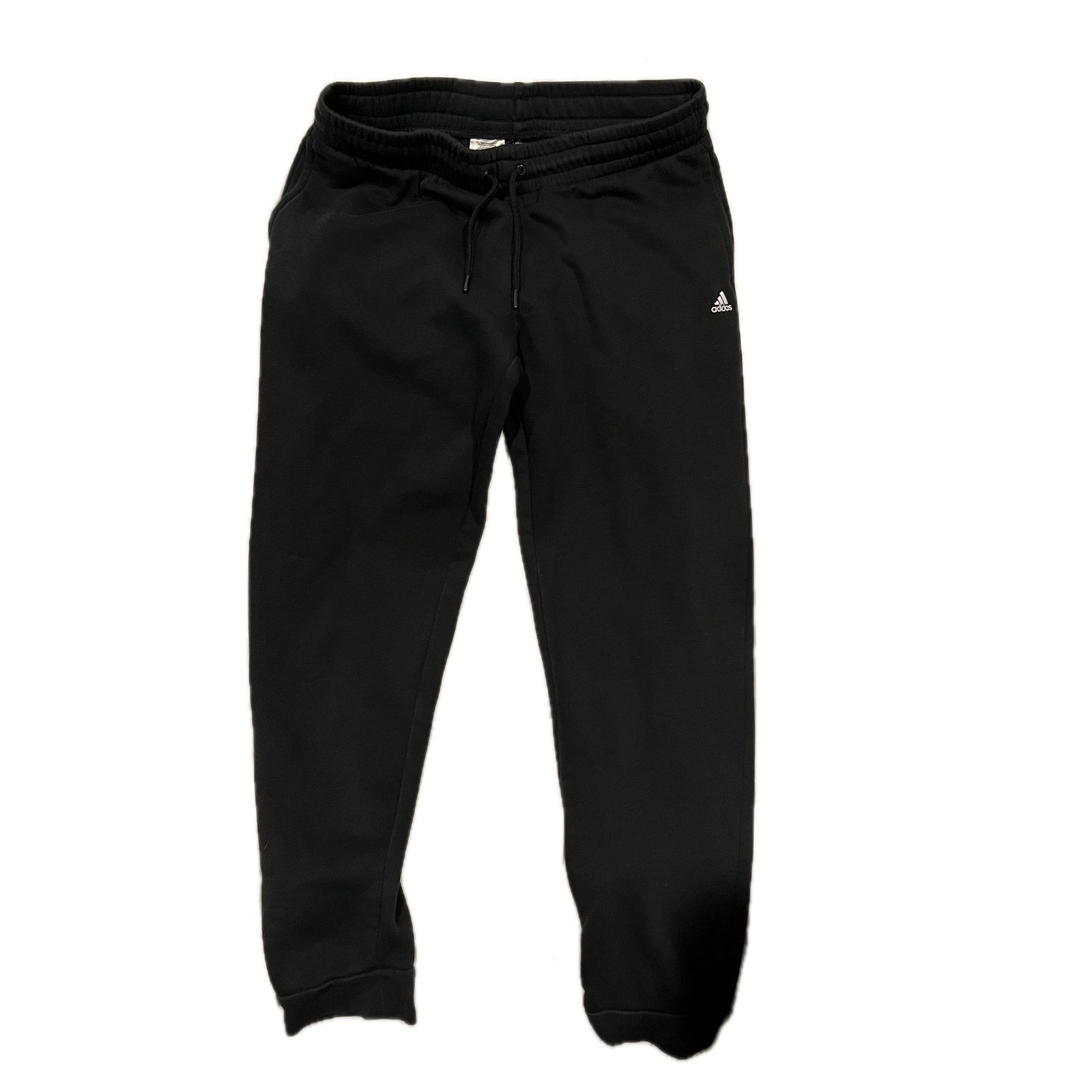 Adidas Adidas Golf Black White Ankle Cuffed Sweats Joggers Mens M Size US 34 / EU 50 - 1 Thumbnail