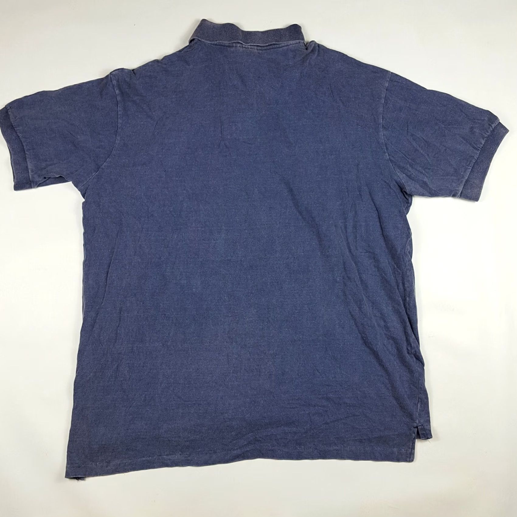 Vintage VINTAGE Whang Polo Shirt Mens 3XL Navy Blue Collared Short Sleeve Sports Surf Grunge 90s Polo Shirt Size US XXL / EU 58 / 5 - 4 Thumbnail