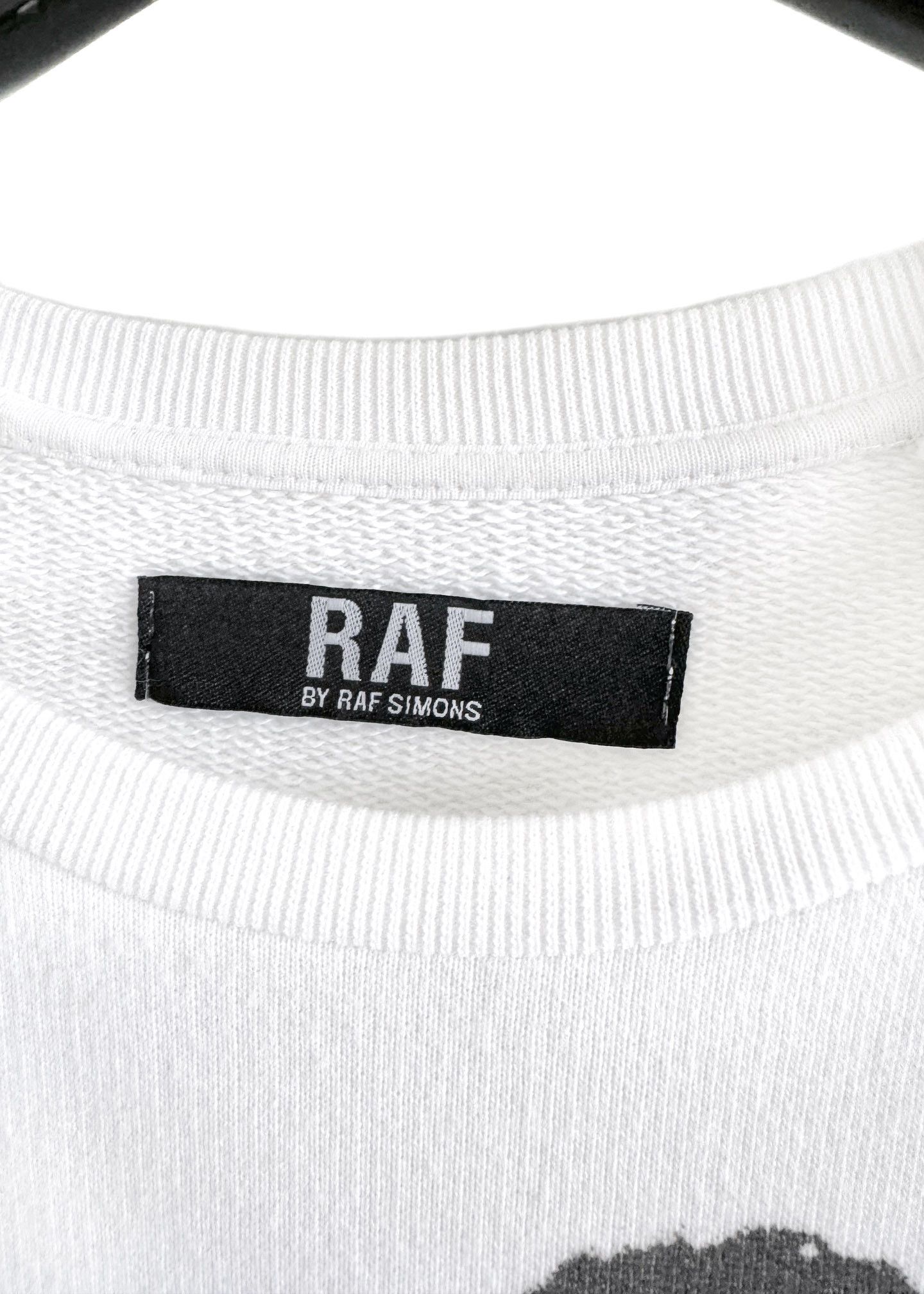 Raf Simons Raf Simons White Graphic Print Sweatshirt Size US M / EU 48-50 / 2 - 5 Thumbnail