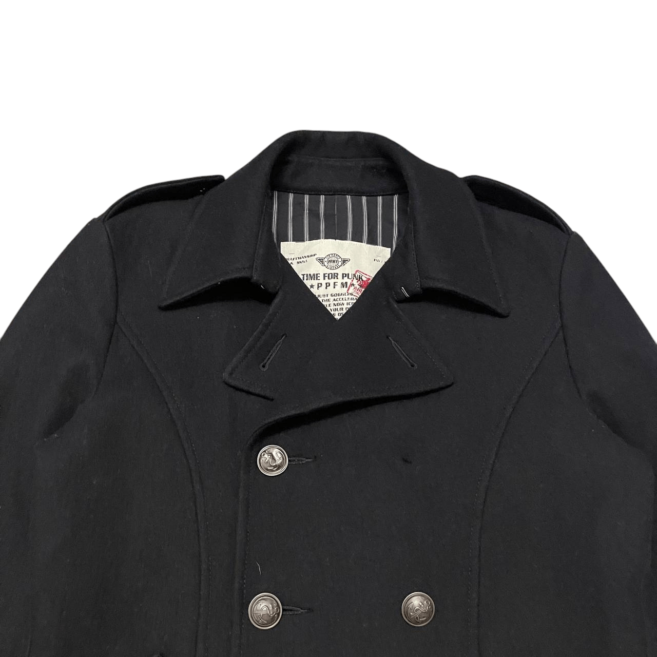 PPFM Vintage PPFM Time for Punk Wool Coat Size US M / EU 48-50 / 2 - 2 Thumbnail