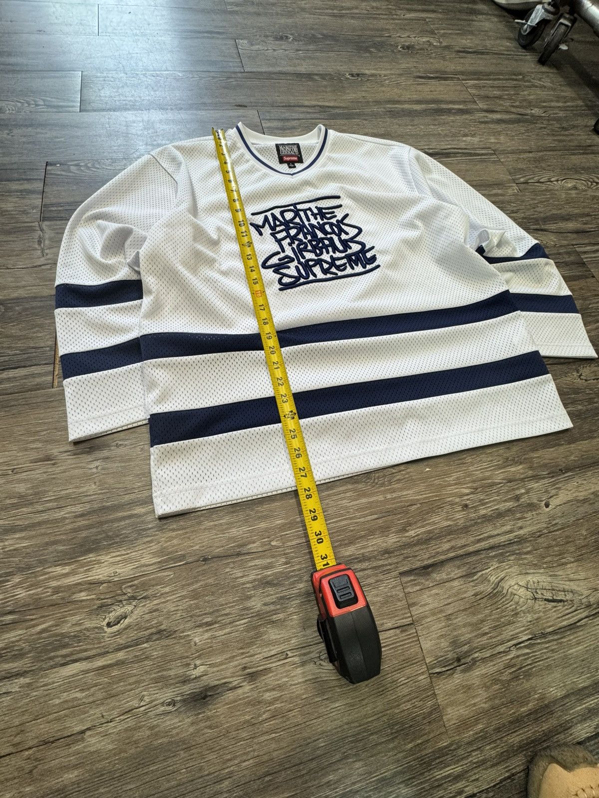 Supreme Supreme x Marithe François Girbaud Striped Jersey Size US S / EU 44-46 / 1 - 4 Thumbnail