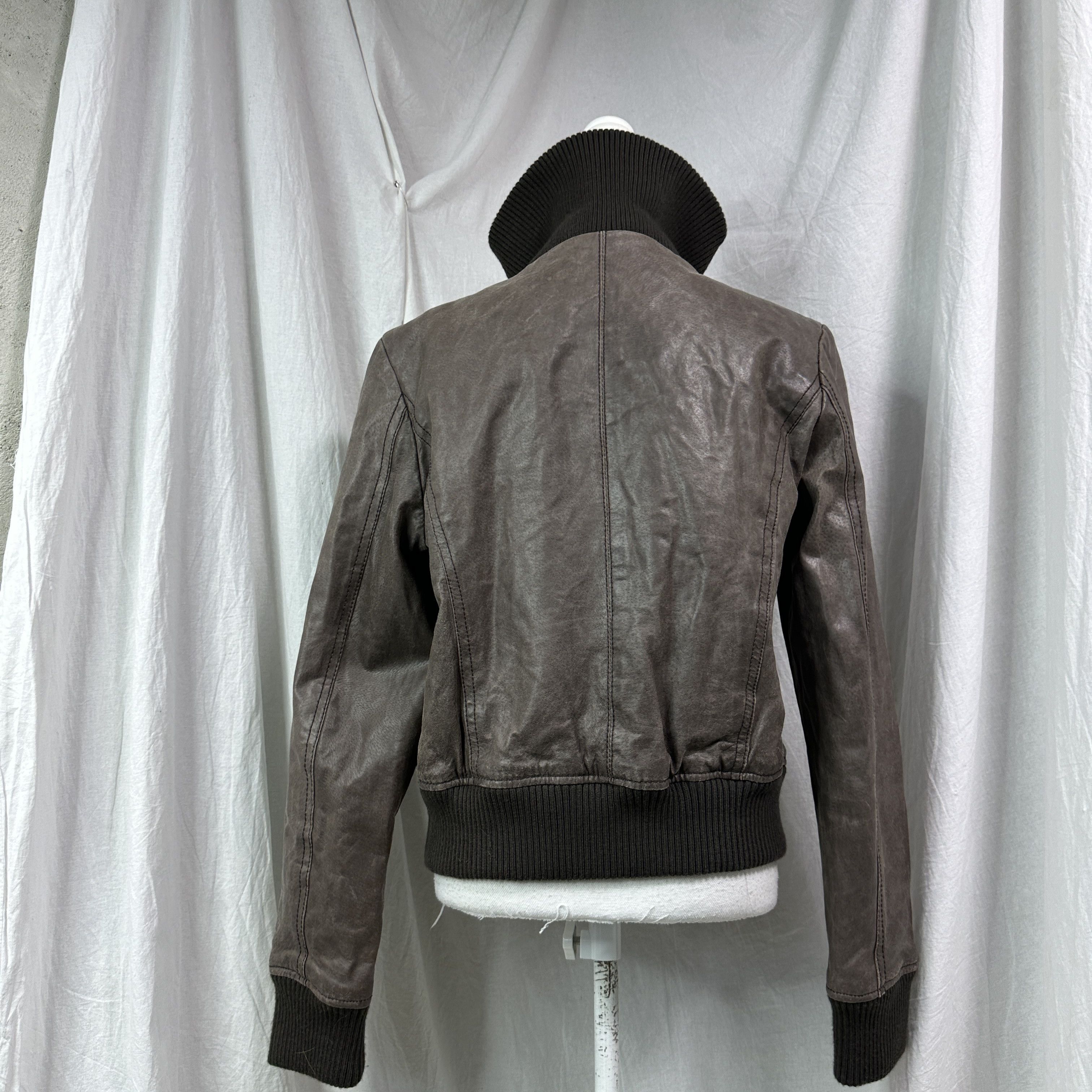 Vintage Vintage Leather Biker Moto Washed Brown Jacket Y2K Size US M / EU 48-50 / 2 - 7 Thumbnail