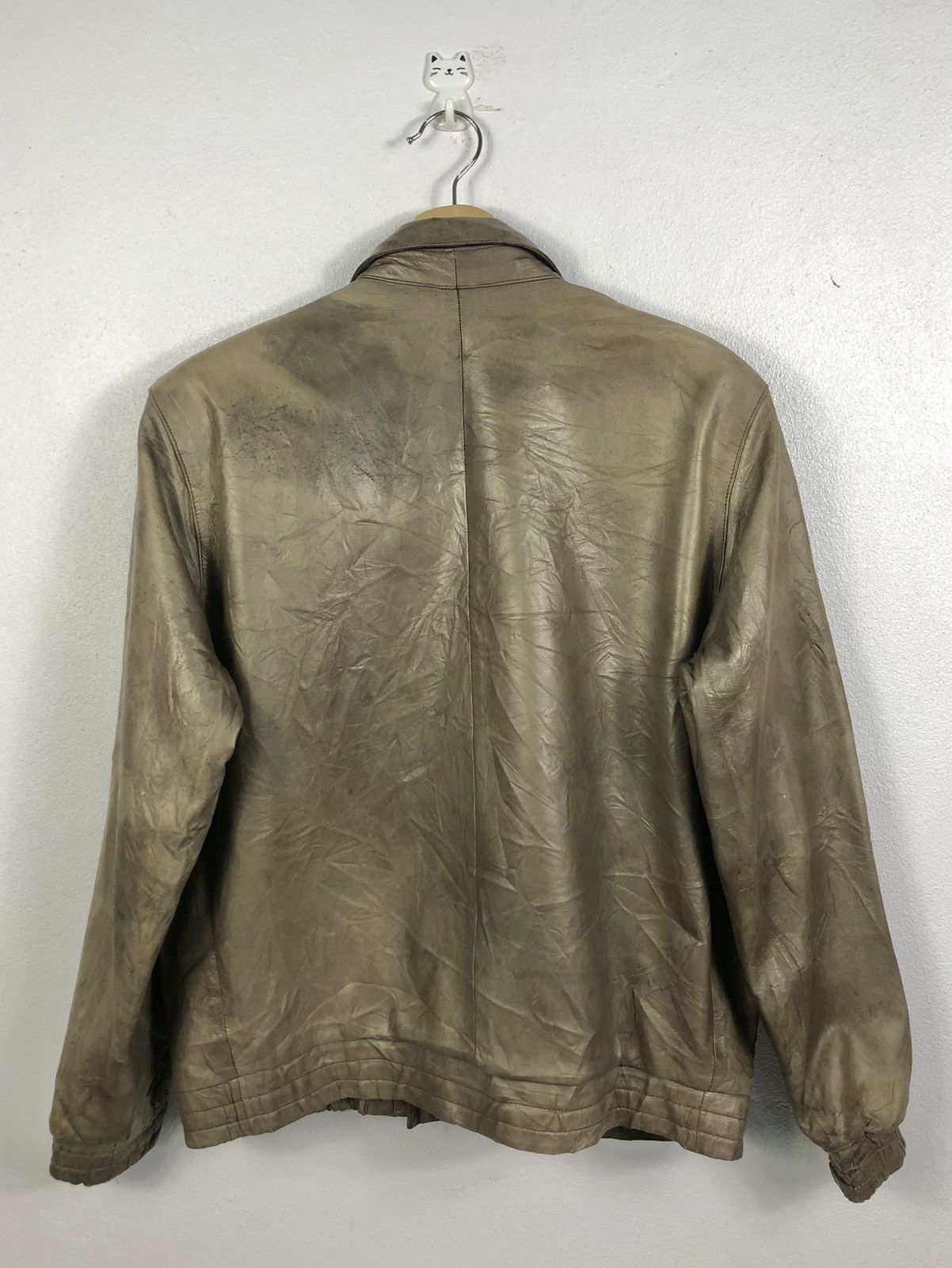 Loewe × Vintage Rare Vintage Loewe Leather Jacket Made in Spain Size US M / EU 48-50 / 2 - 7 Thumbnail